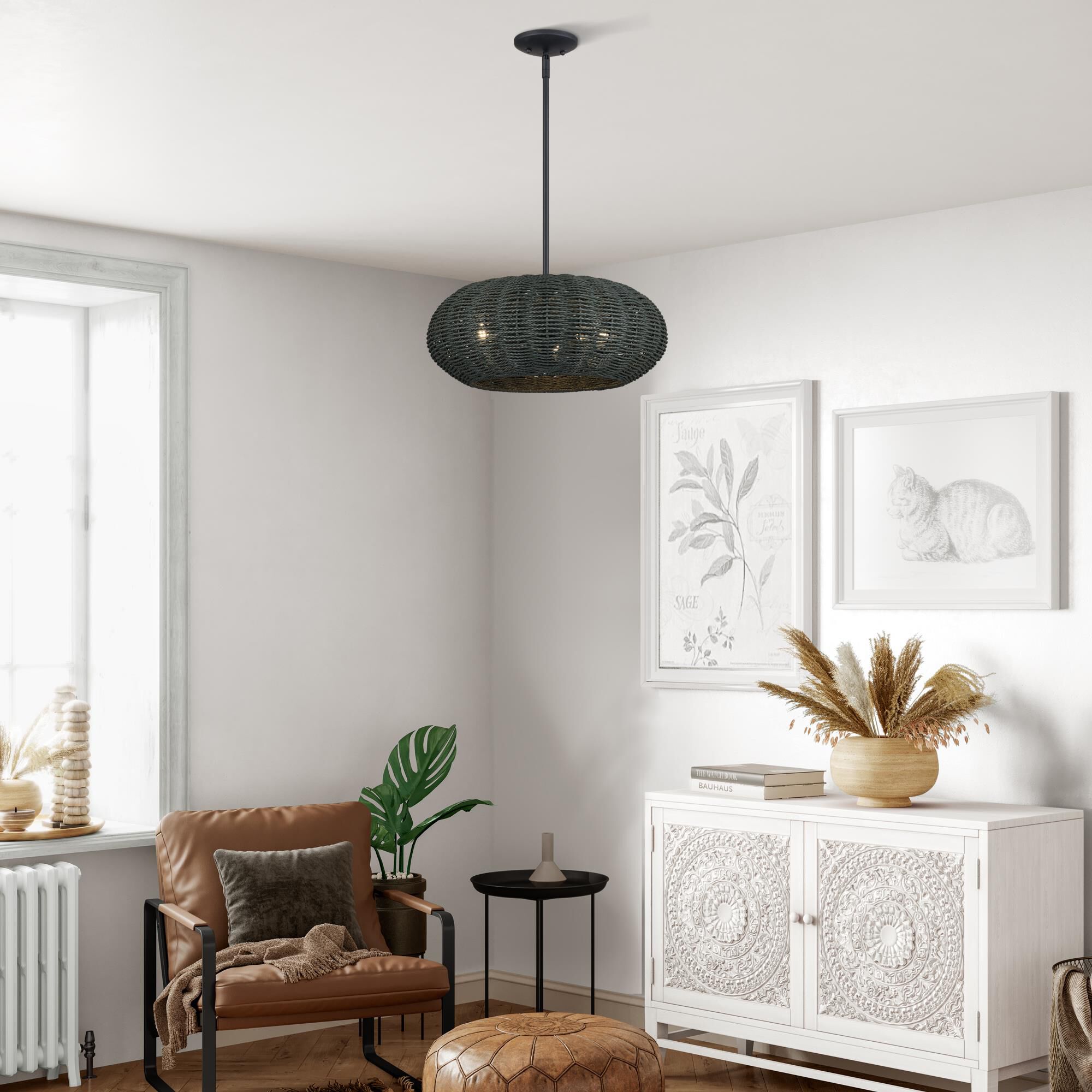 Deluna 18 Inch Large Pendant by Livex Lighting