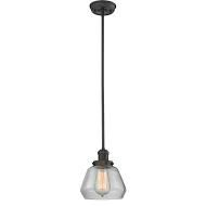 Shown in Oil Rubbed Bronze finish and Clear glass