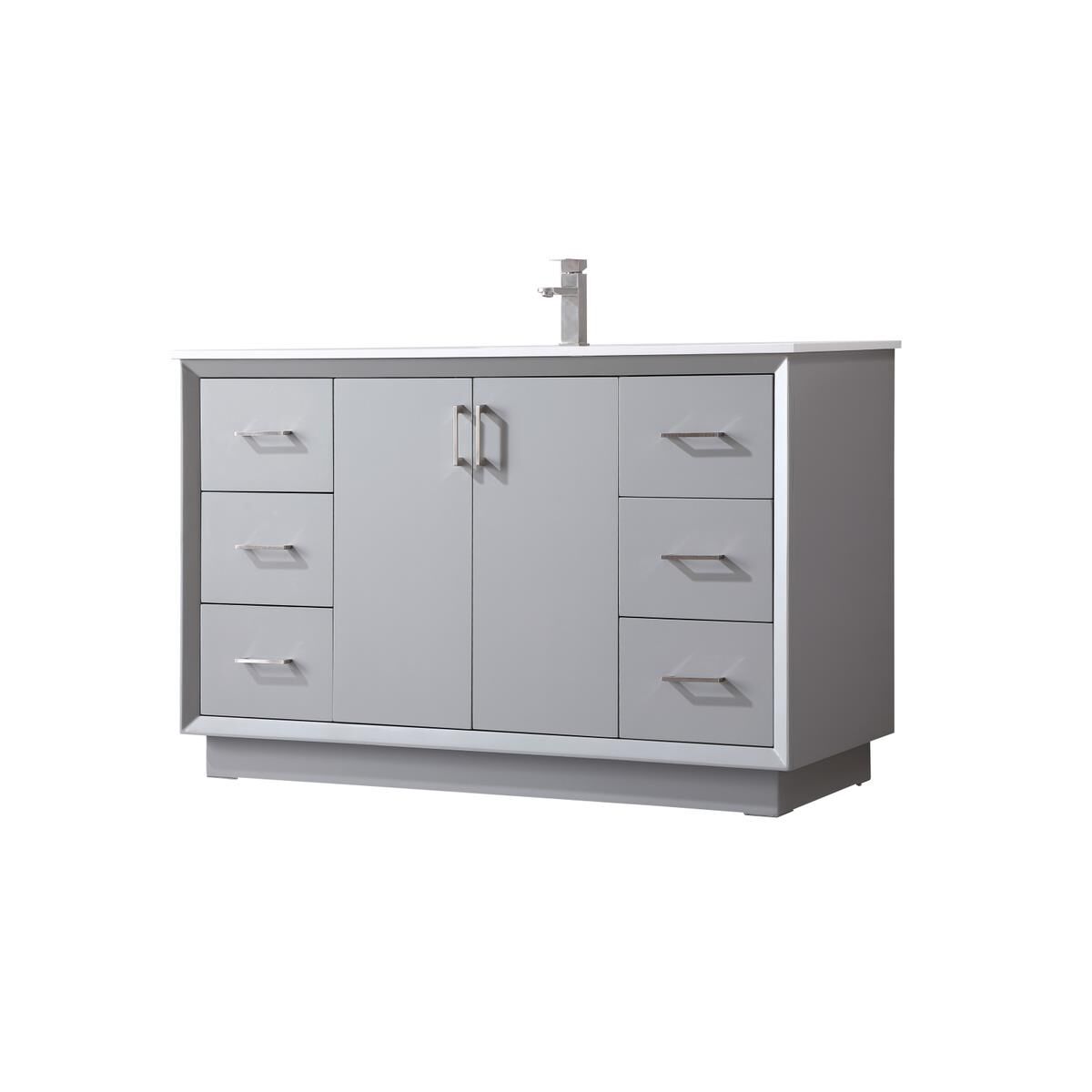 Shown in Grey finish