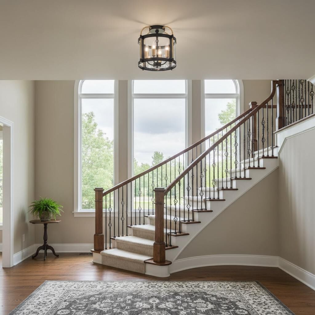 Shown in Black and Brushed Brass finish