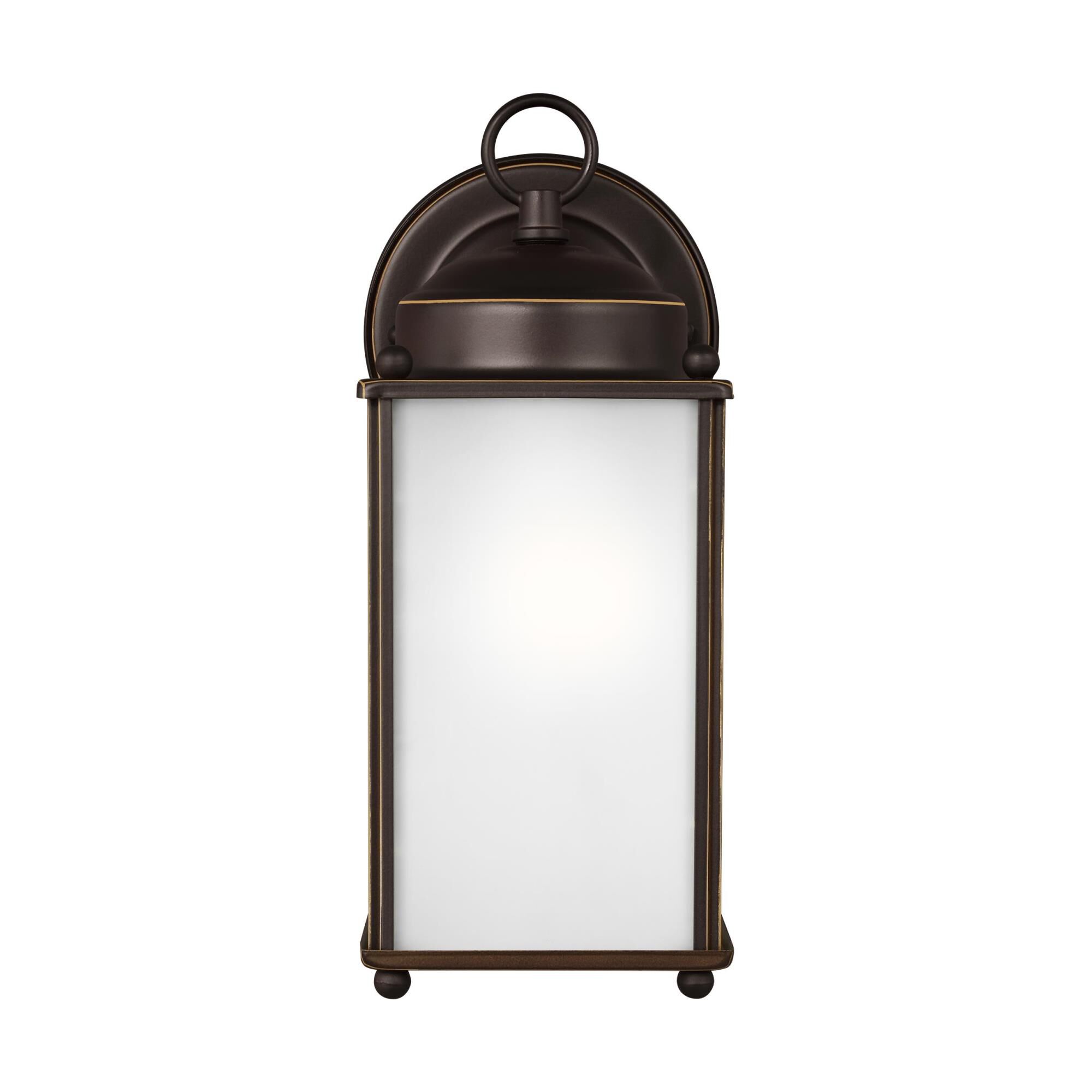 Shown in Antique Bronze finish and Satin Etched glass