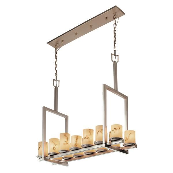 Lumenaria 42 Inch 14 Light Linear Suspension Light by Justice Design Group