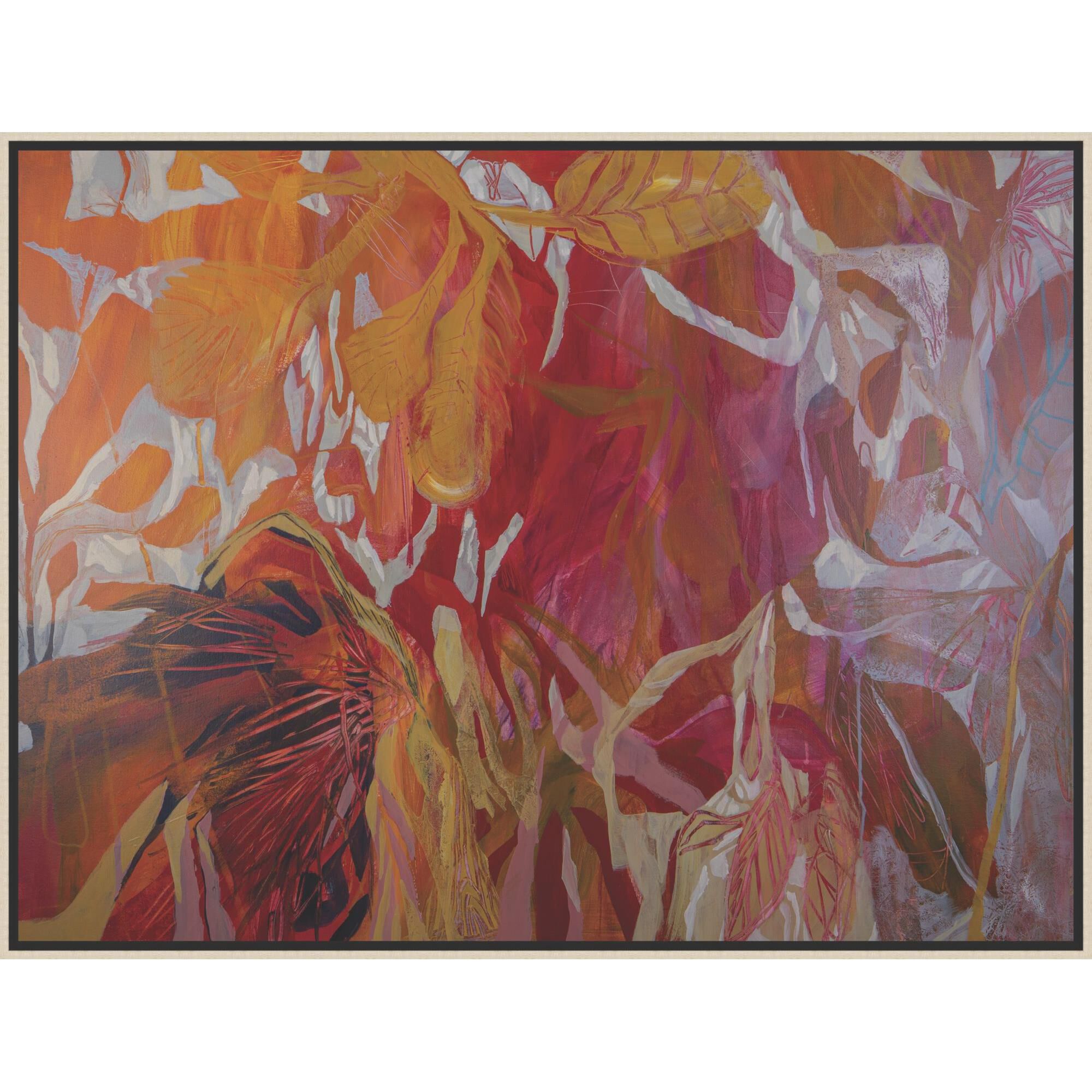 Bronwyn Barton Throwing Caution Print by LEVEL57