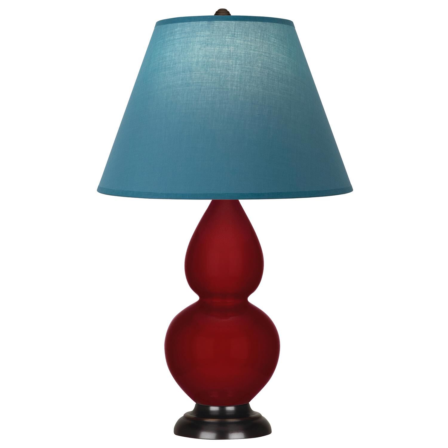 Shown in Sangria finish and Bright Blue and Gray shade and Deep Patina Bronze accent