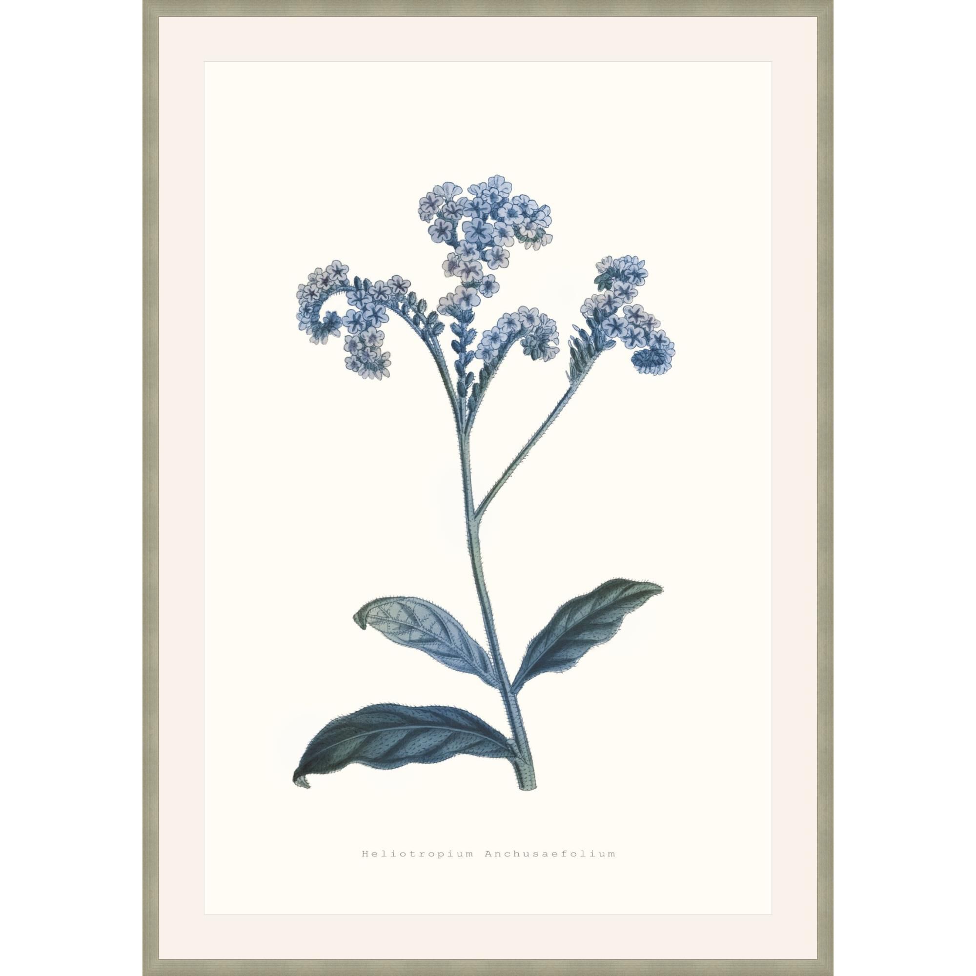 Bouquet Blue Print by Level57