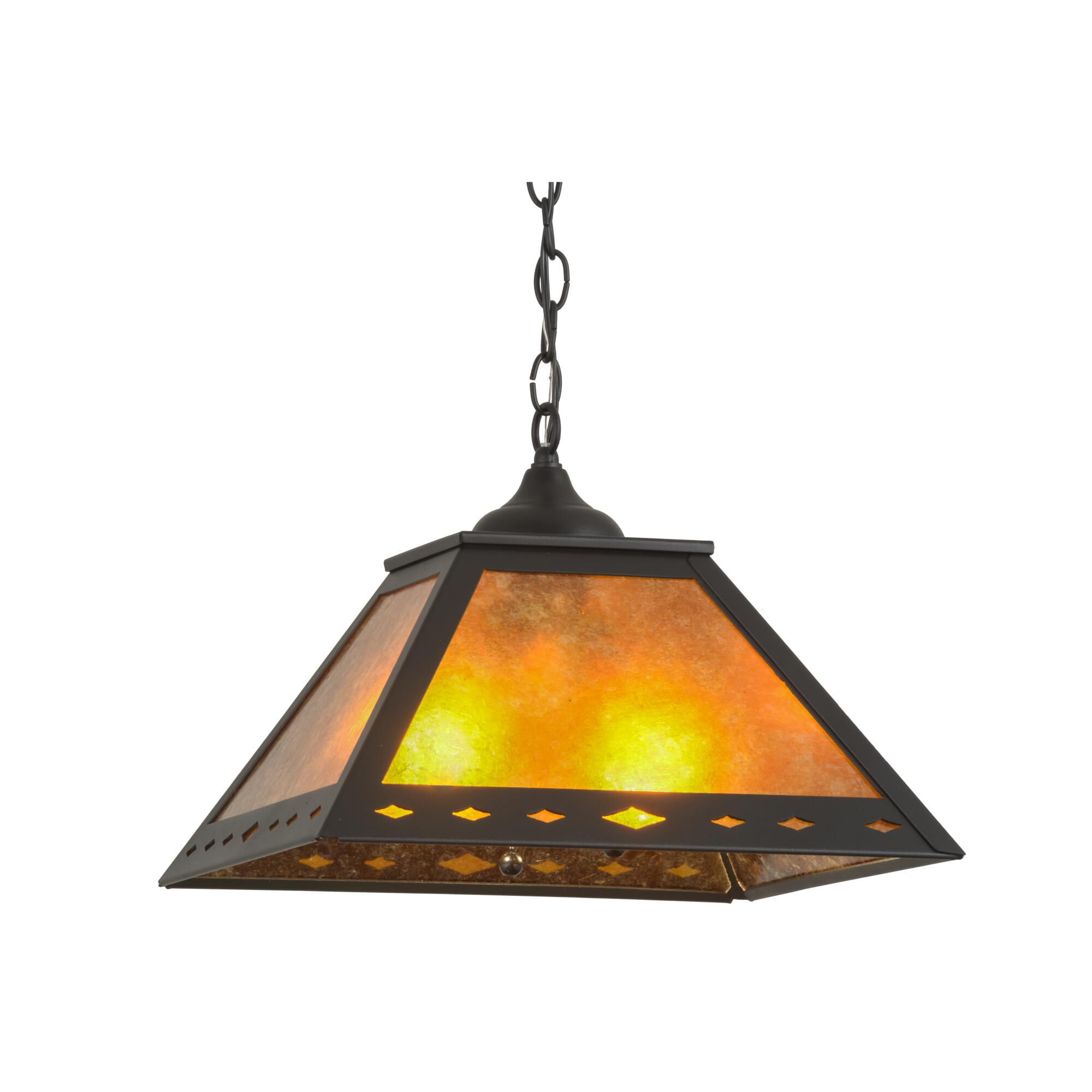 Diamond Mission 22 Inch Large Pendant by Meyda Lighting