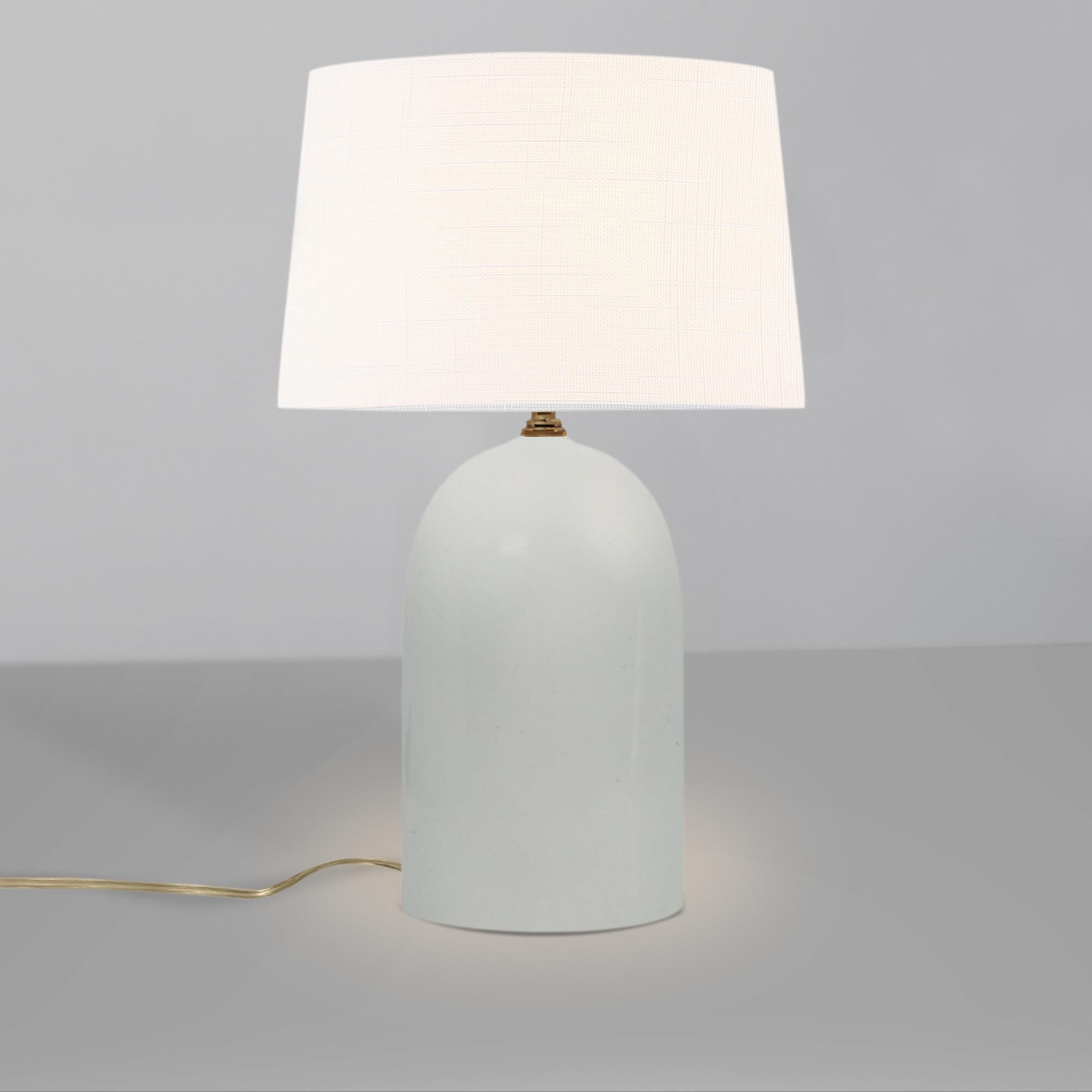 Shown in Matte White finish and White shade