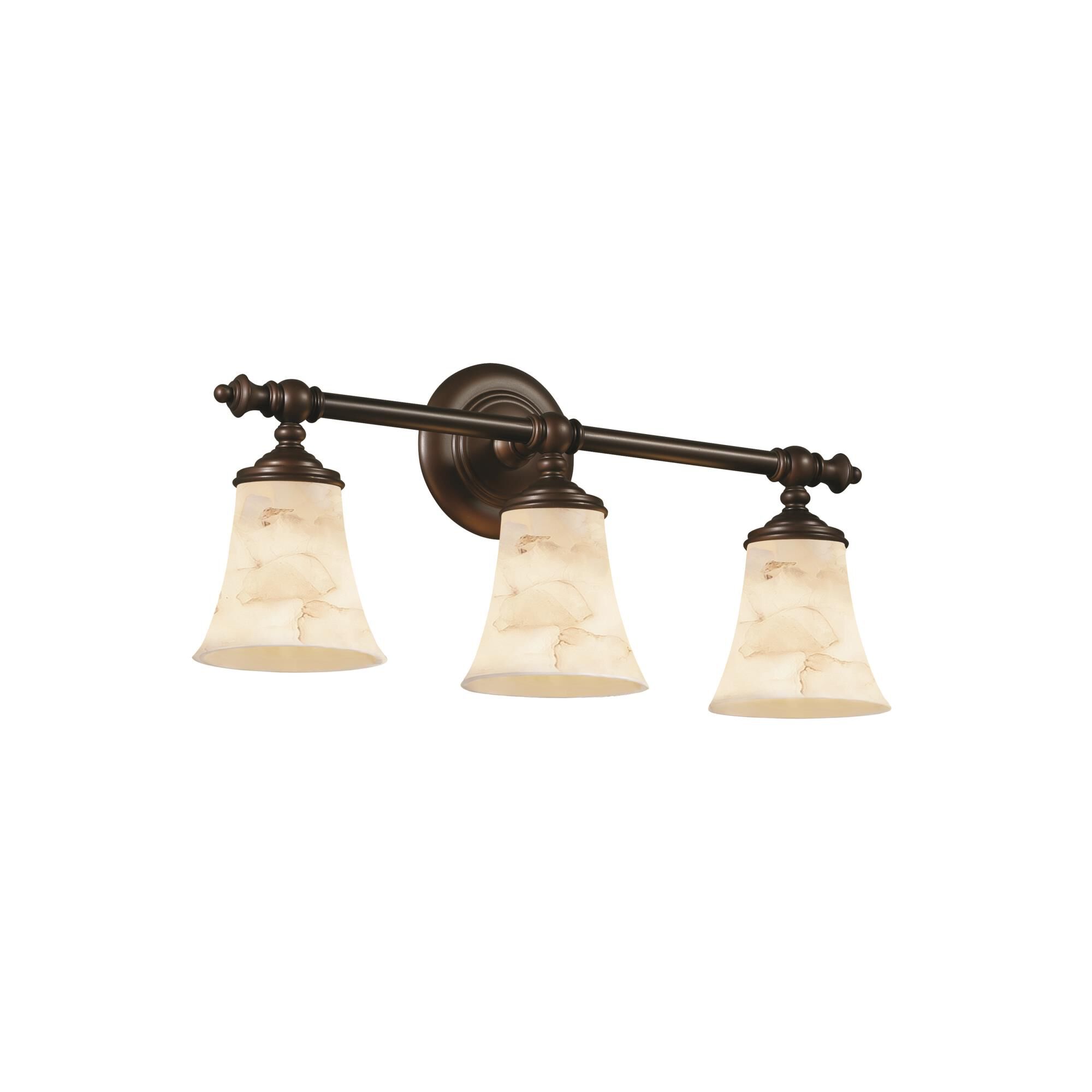 Alabaster Rocks! 22 Inch 3 Light Bath Vanity Light by Justice Design Group