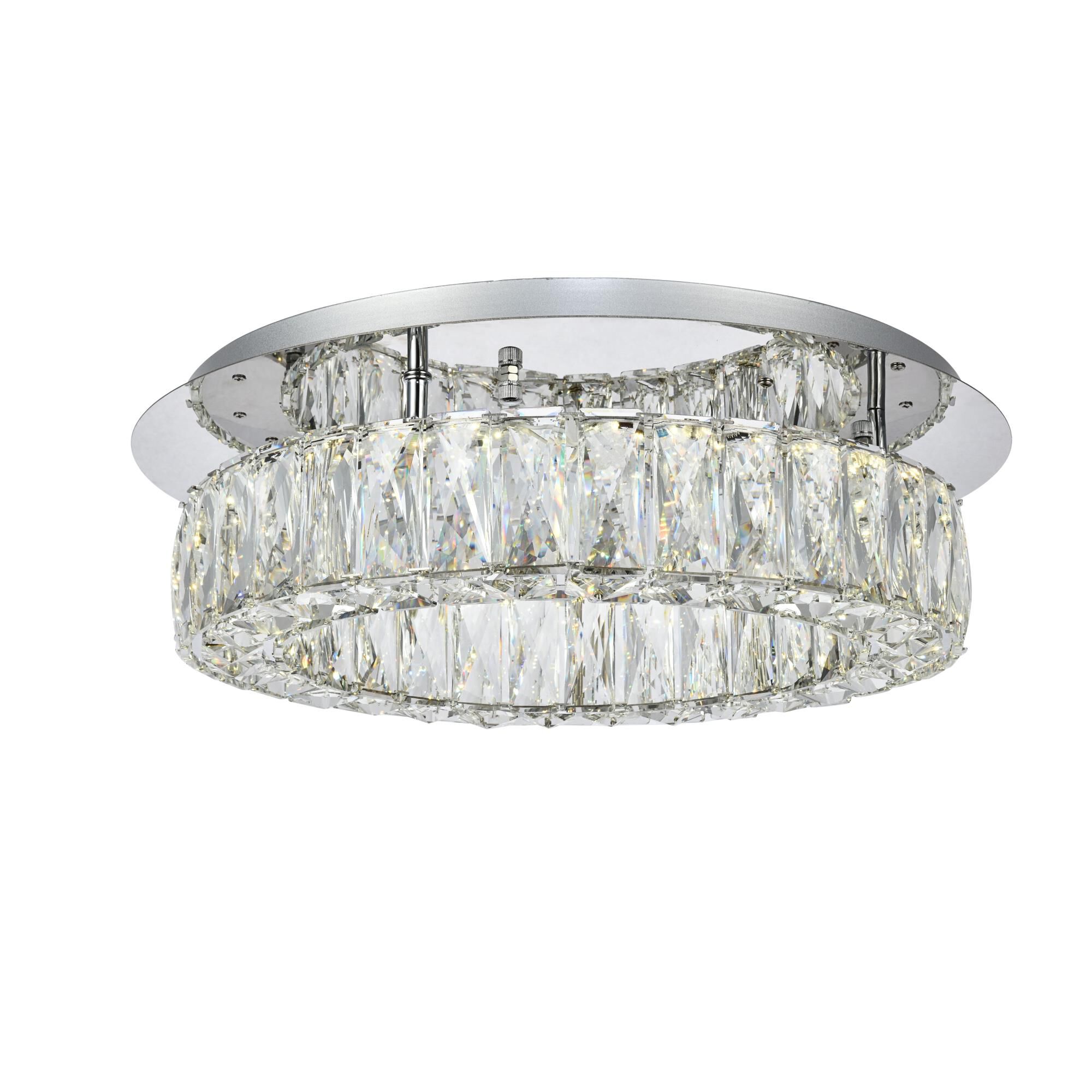 Monroe Semi Flush Mount by Elegant Lighting