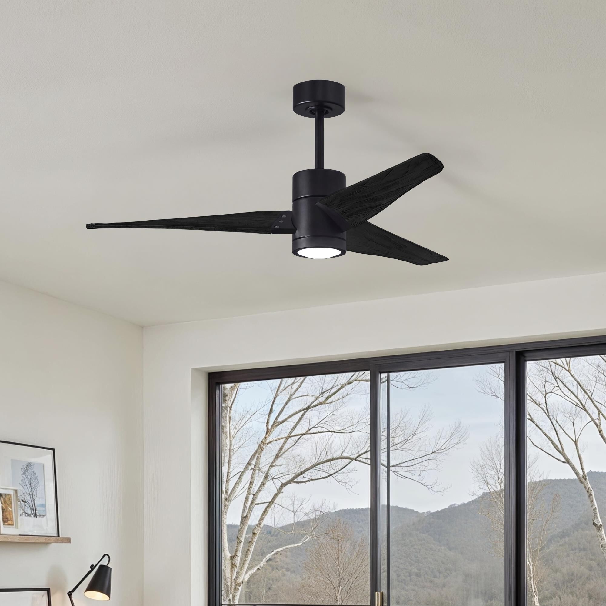 Super Janet 52 Inch Ceiling Fan with Light Kit by Matthews Fan Company