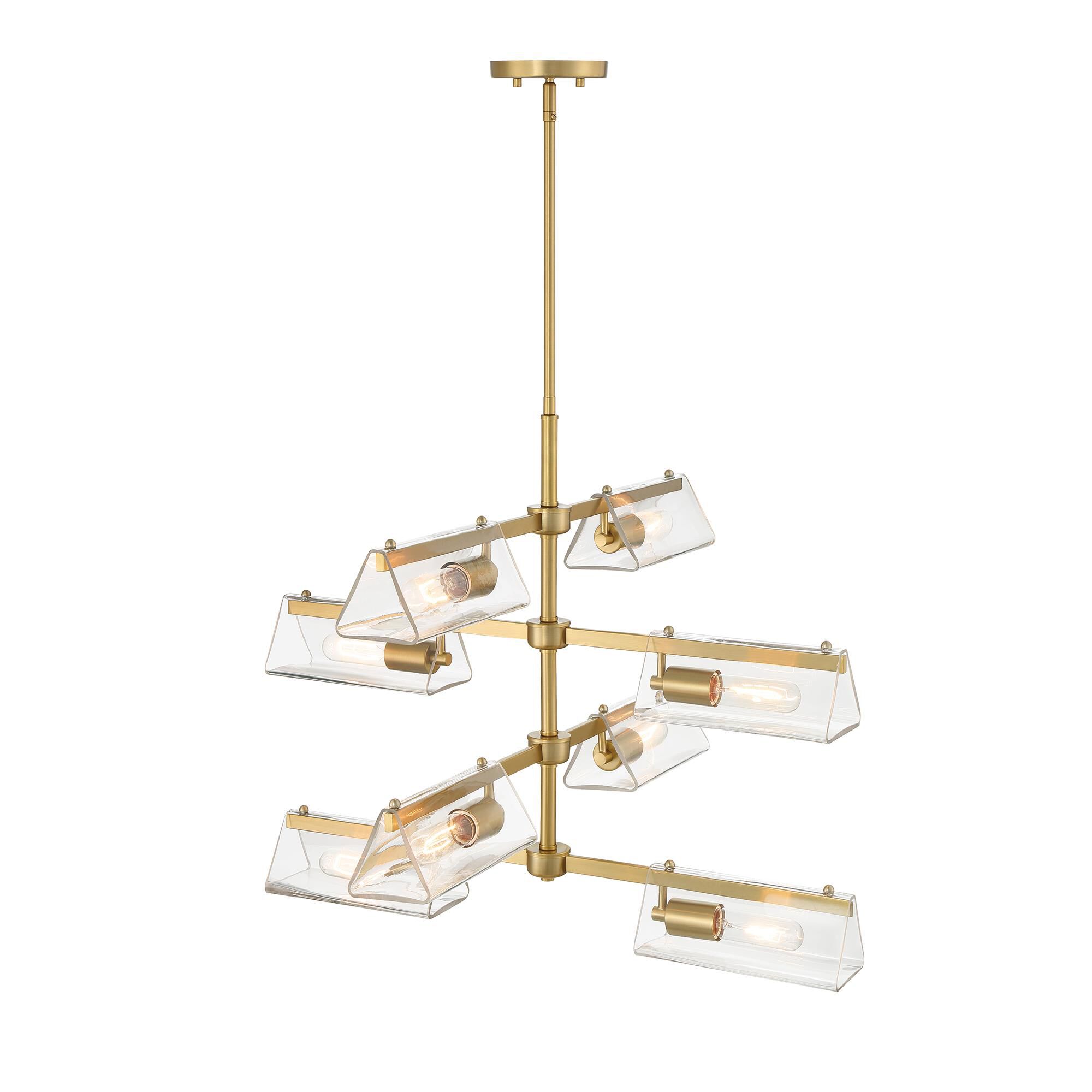 Latitude 28 Inch 8 Light Chandelier by Designers Fountain