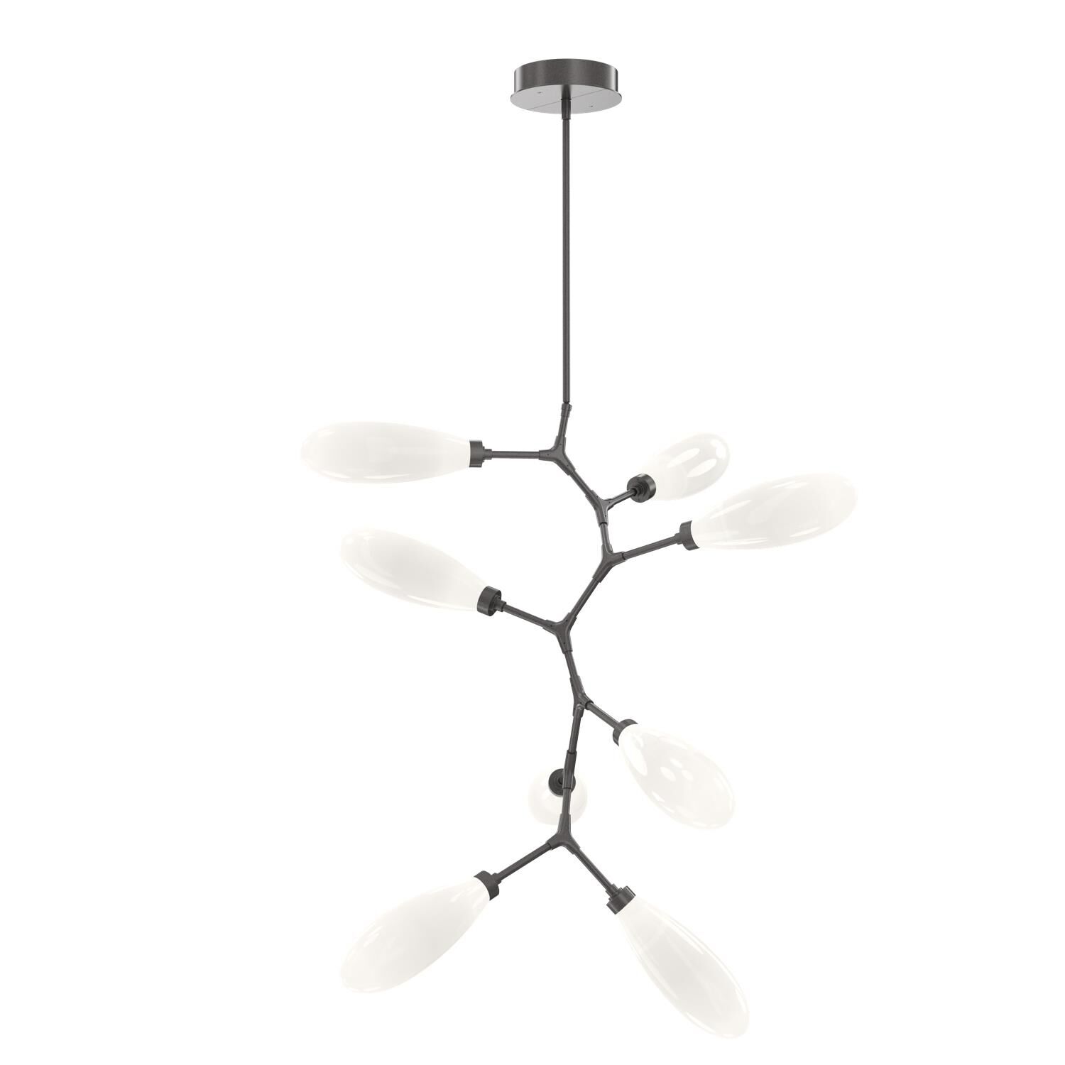 Shown in Graphite finish and White Lens glass