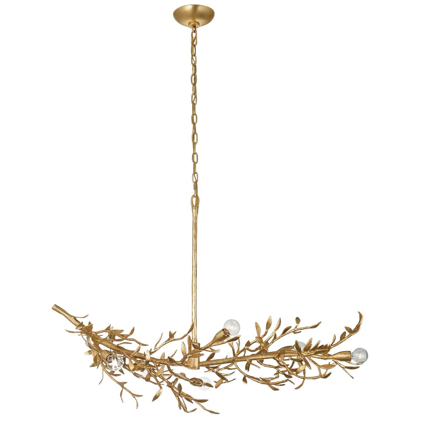 Julie Neill Mandeville 42 Inch 6 Light Chandelier by Visual Comfort Signature Collection