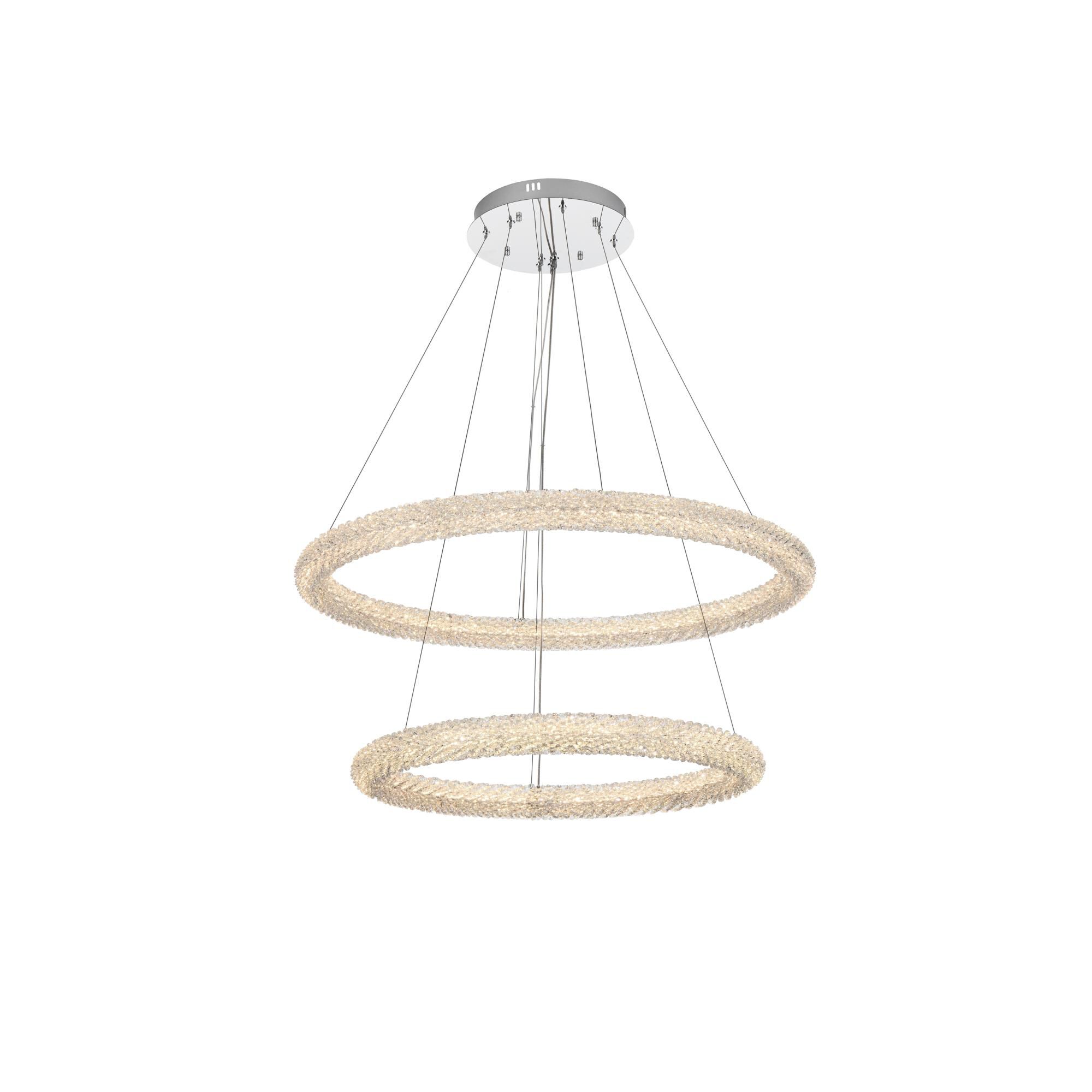 Bowen 36 Inch Chandelier by Elegant Lighting