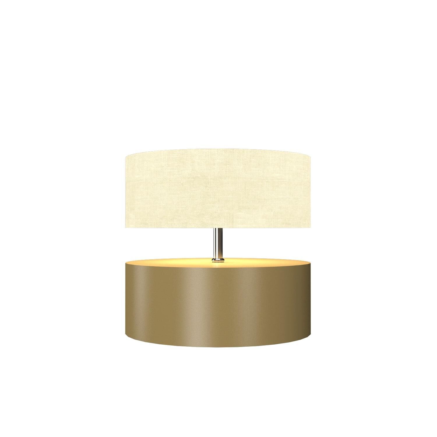 Shown in Pale Gold finish and Raw Cotton shade