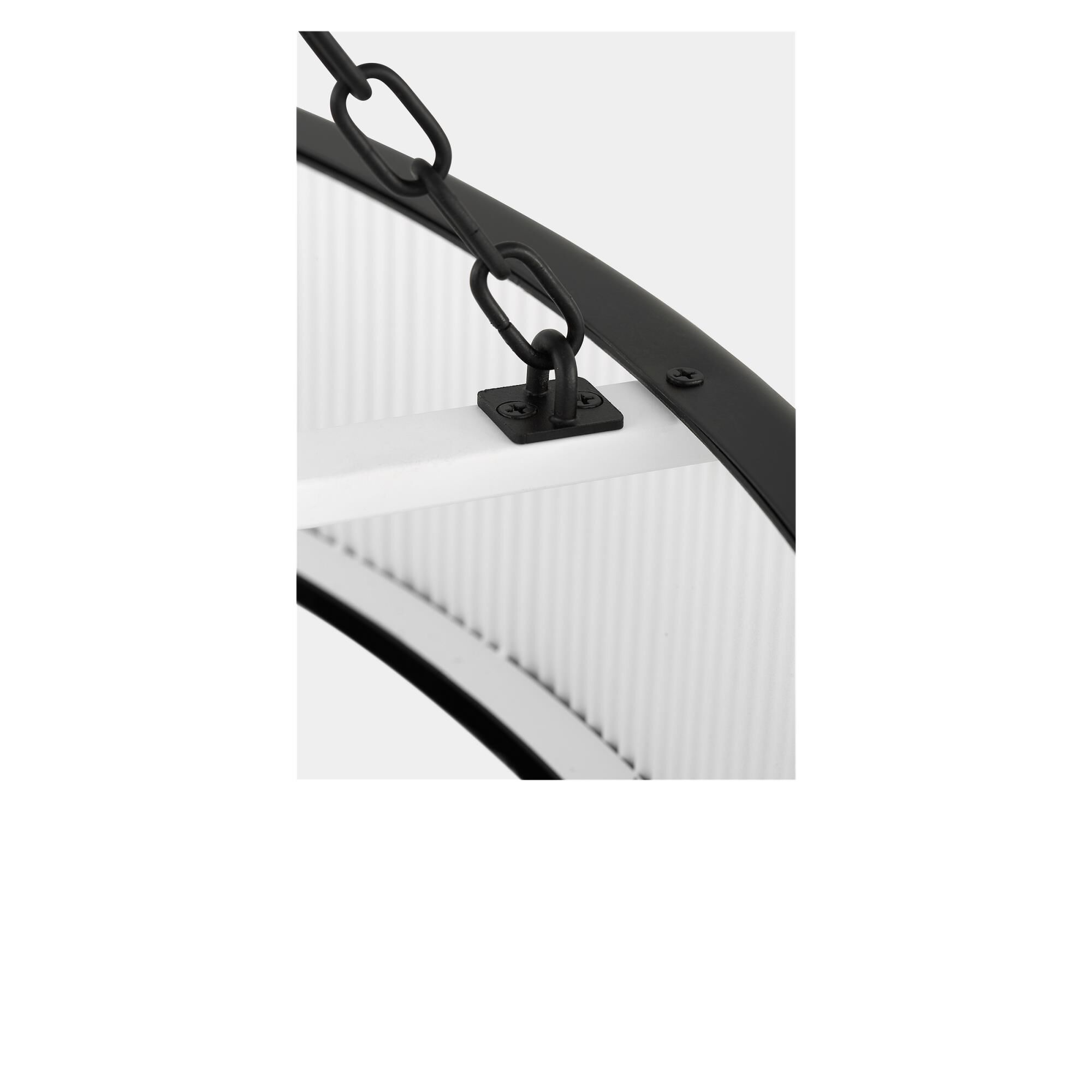 Shown in Aged Iron finish and Silk Screen White Inside, Clear Outside shade