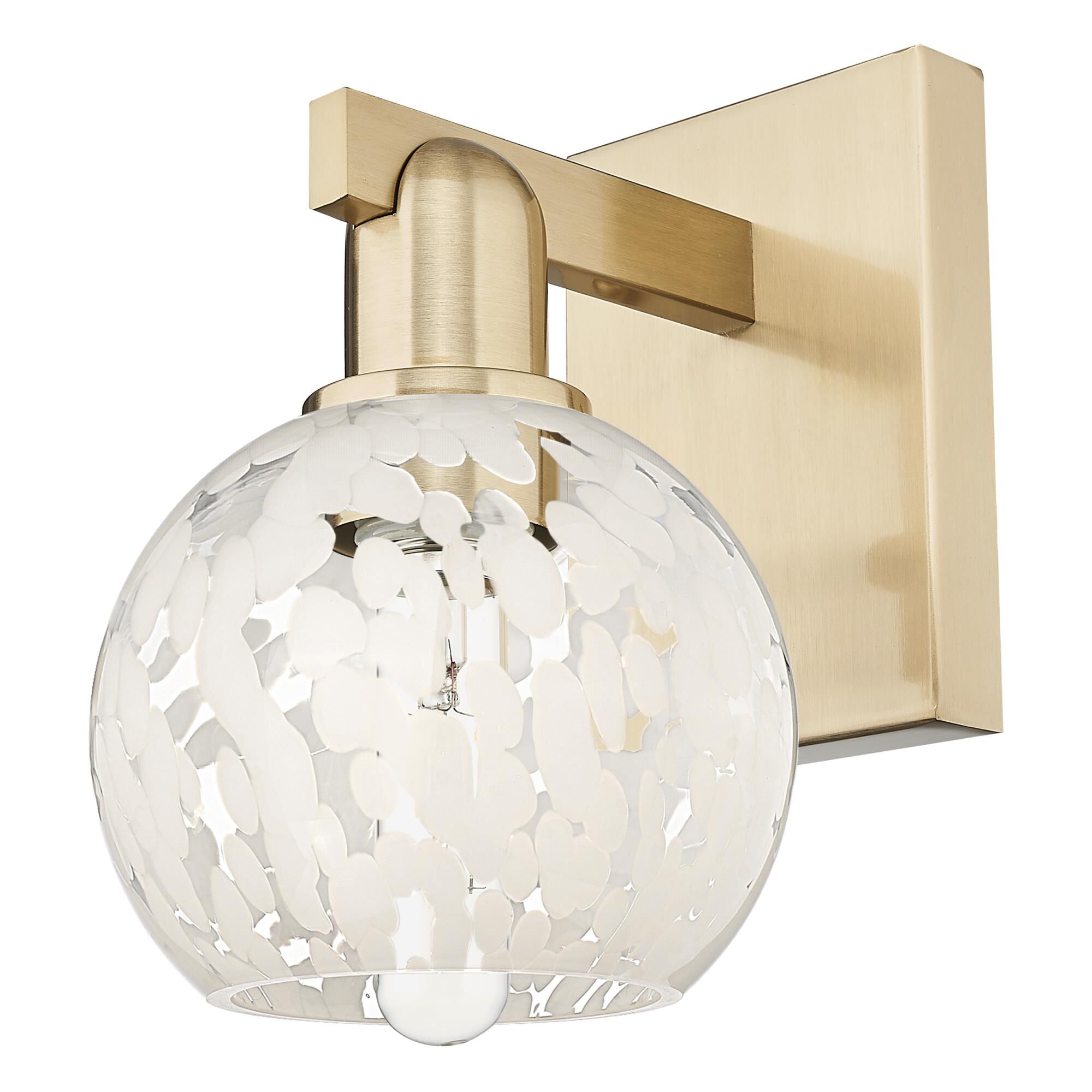 Bruno Marashlian White Mouchette 10 Inch Wall Sconce by Innovations Lighting