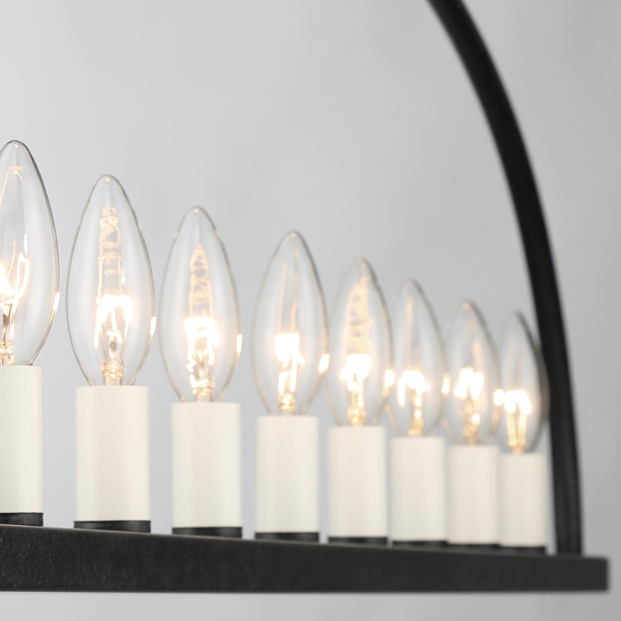 Abbott 42 Inch 8 Light Linear Suspension Light by Crystorama