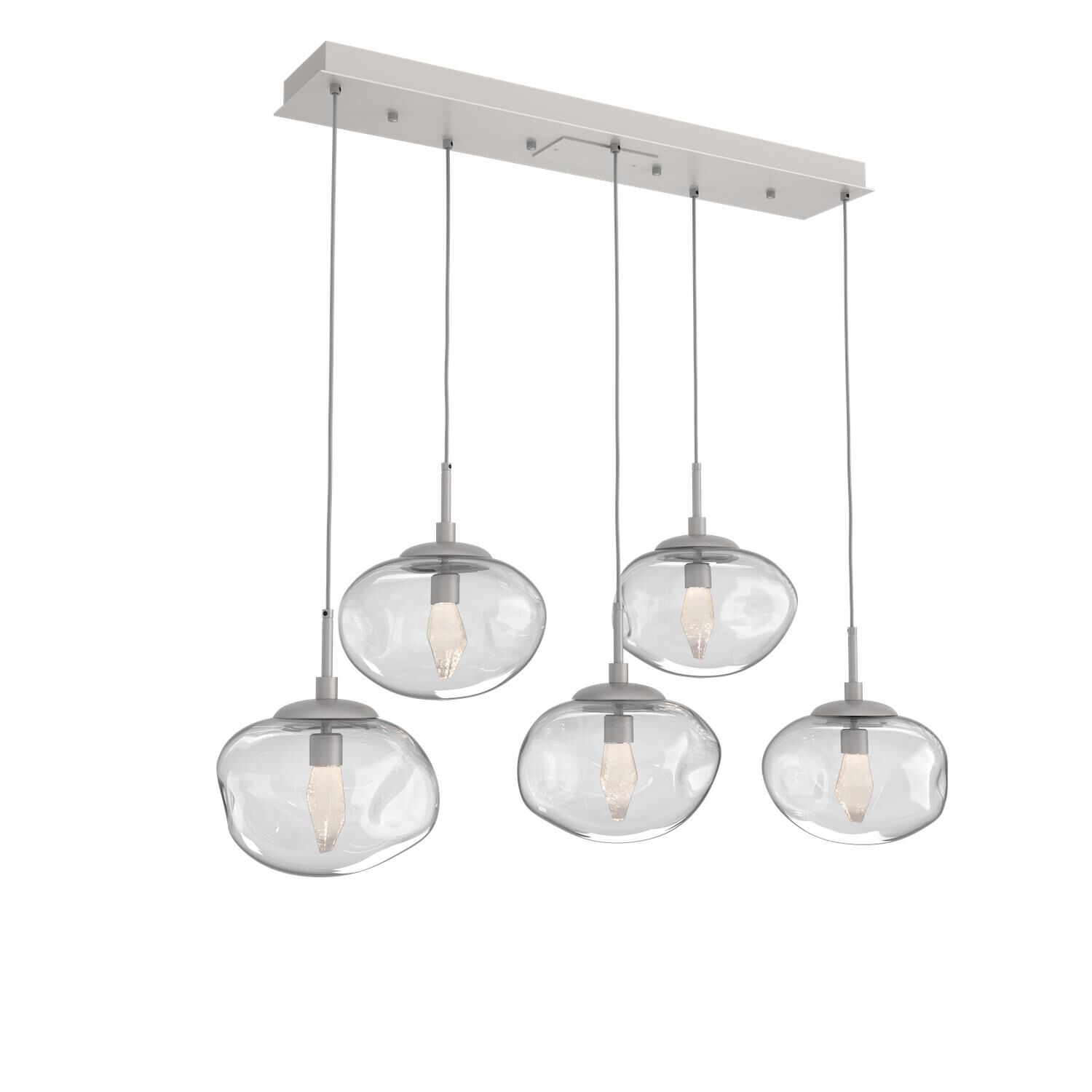 Shown in Metallic Beige Silver finish and Geo Inner Clear Outer glass