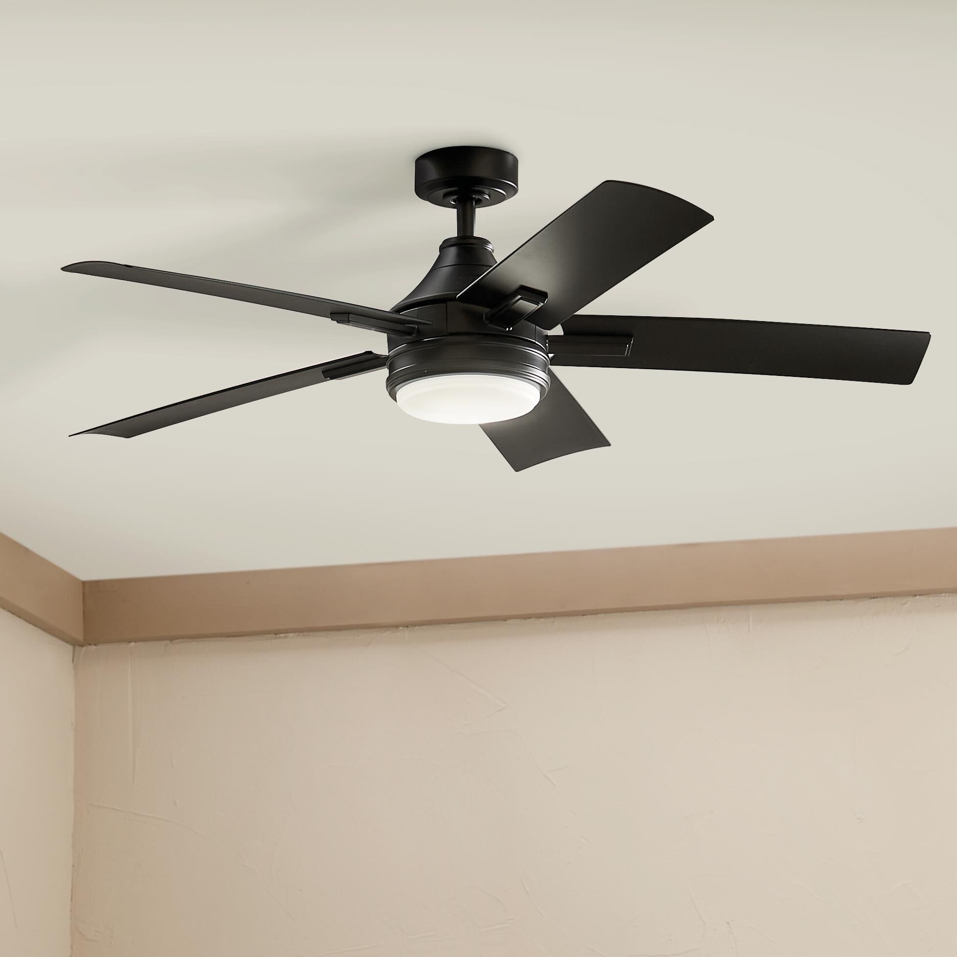 Tide Outdoor Rated 52 Inch Ceiling Fan with Light Kit by Kichler Lighting