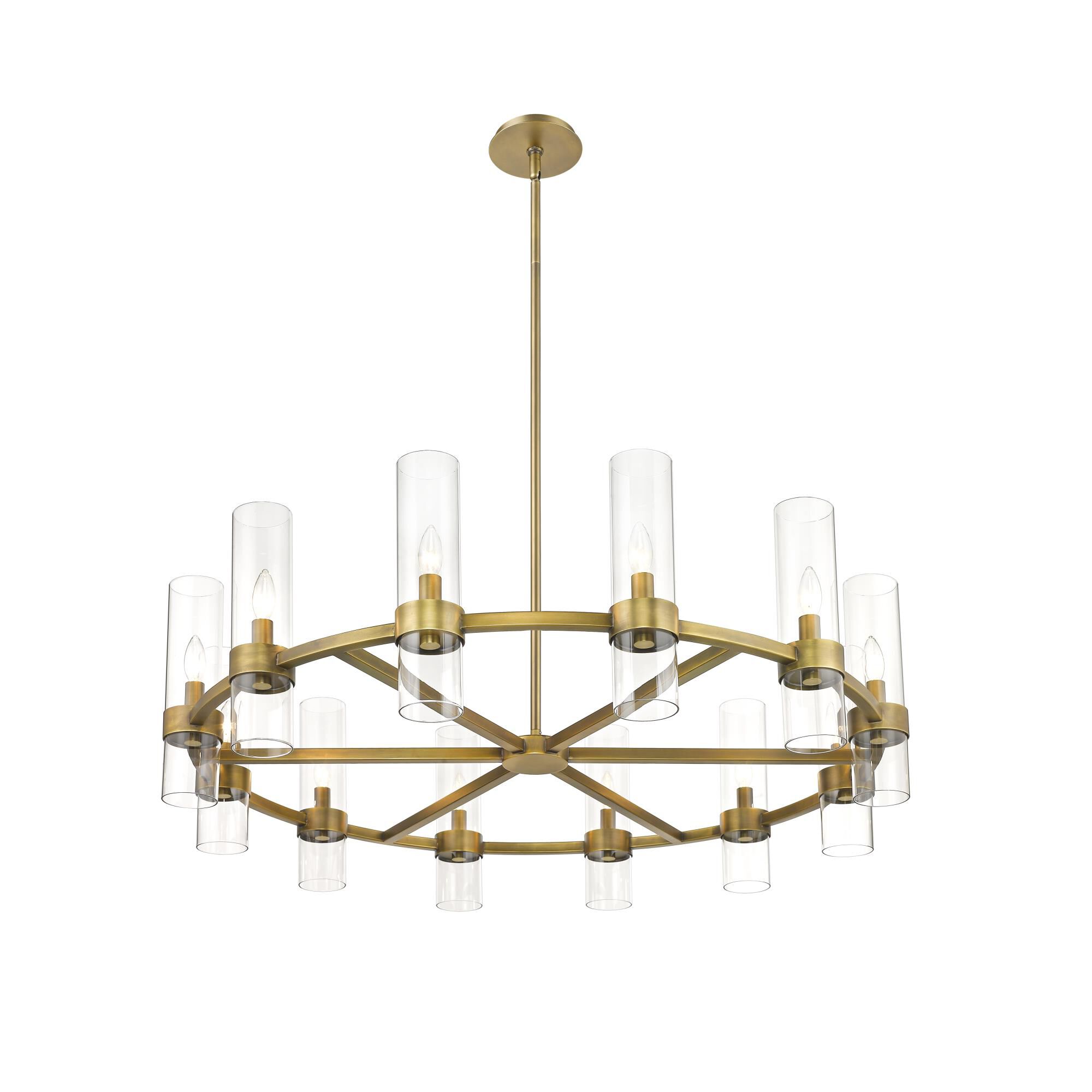 Datus 43 Inch 12 Light Chandelier by Z-Lite