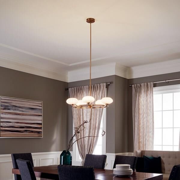 Pim 28 Inch 6 Light Chandelier by Kichler Lighting
