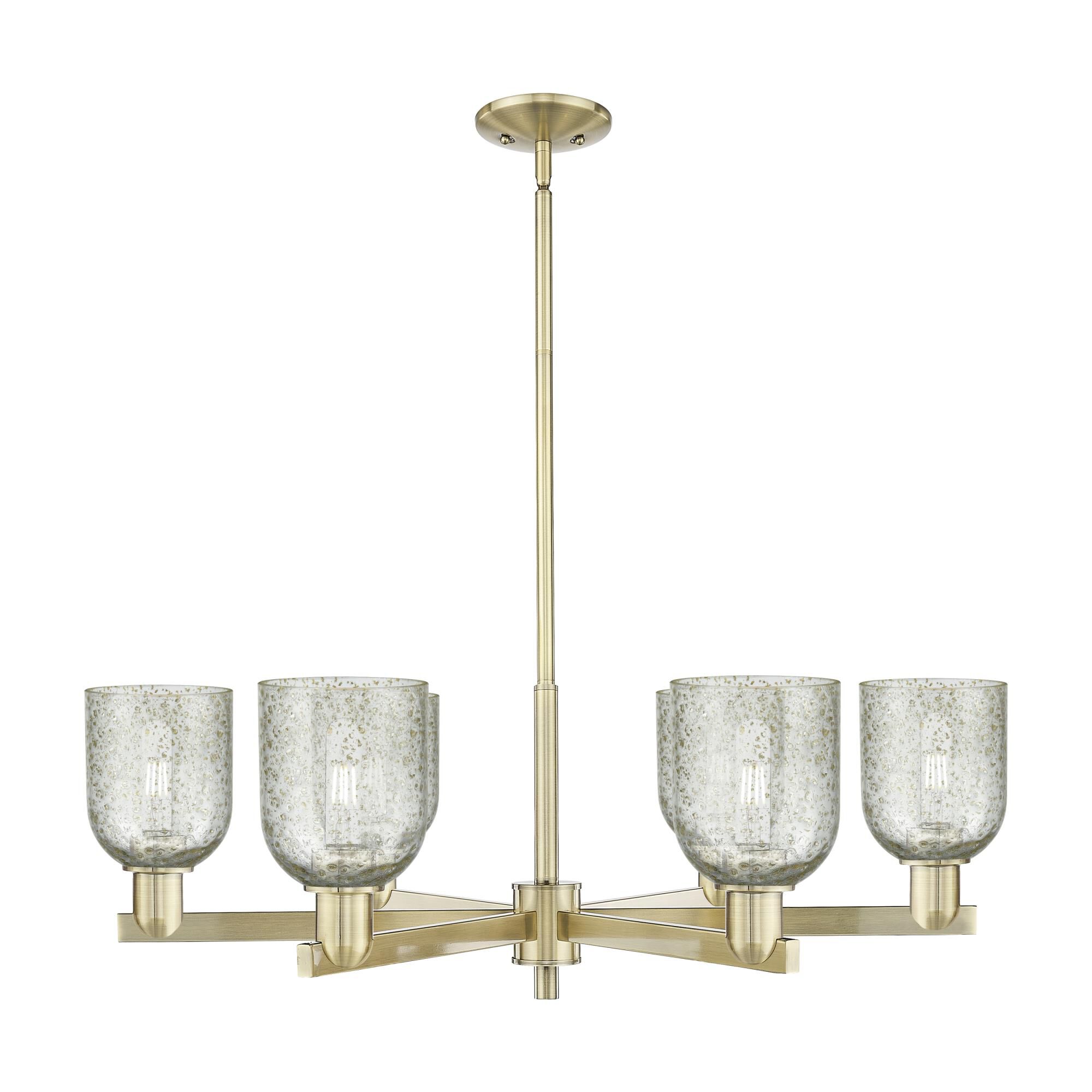 Shown in Antique Brass finish and Mica glass