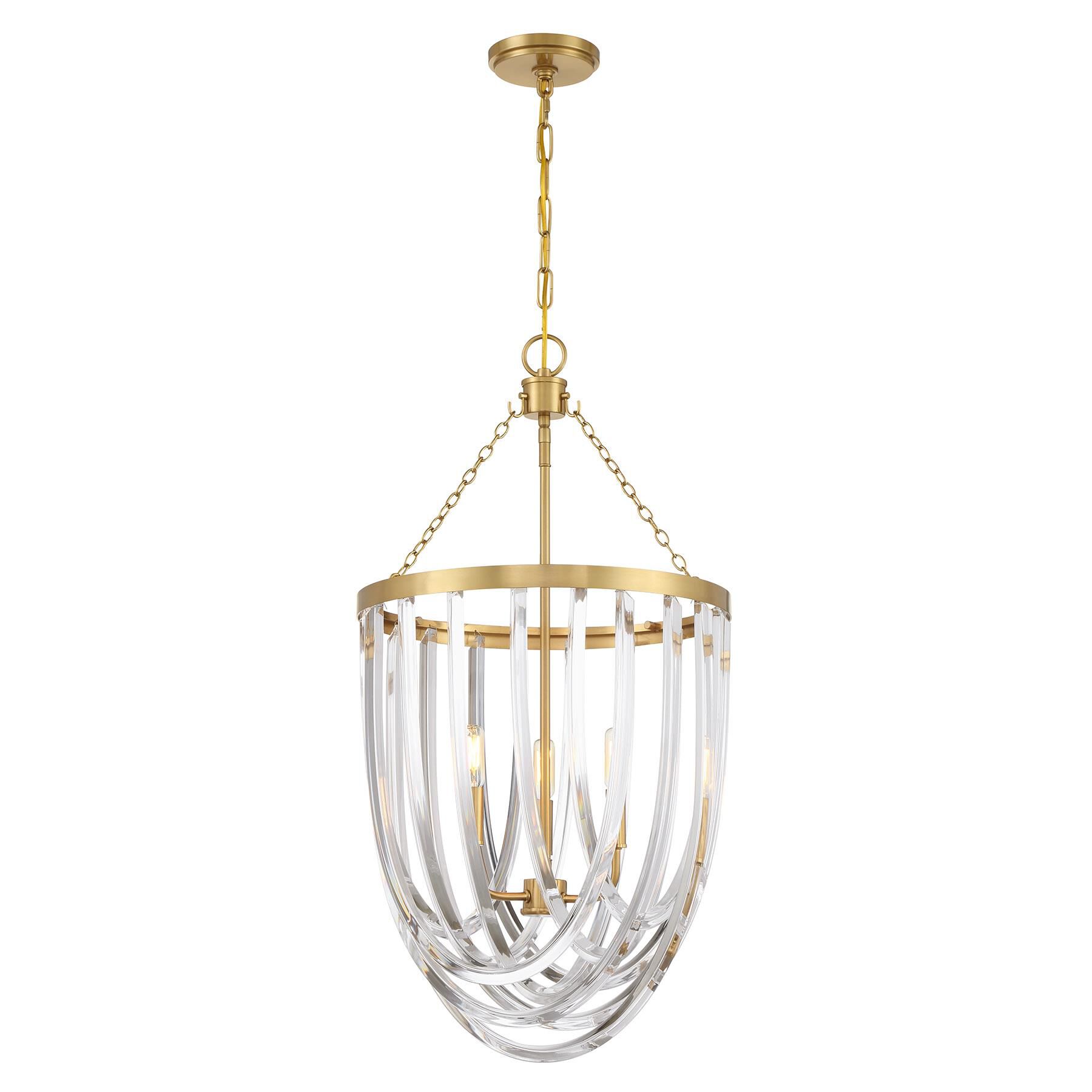 Shown in Warm Brass finish