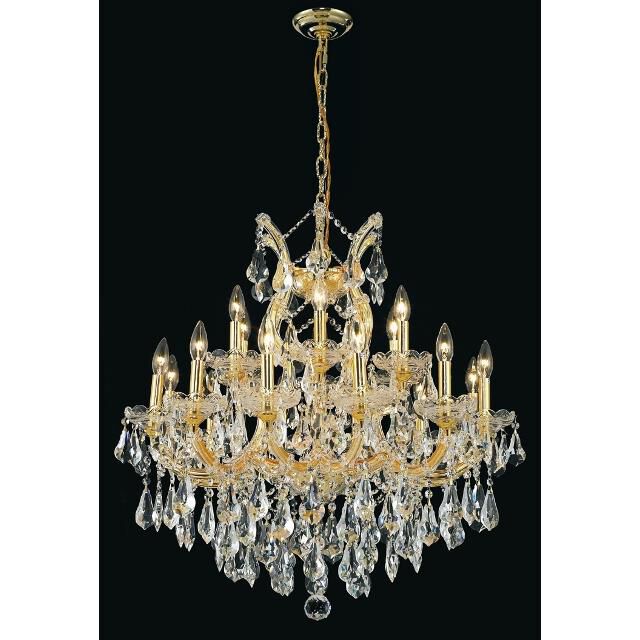Maria Theresa 30 Inch 19 Light Chandelier by Elegant Lighting