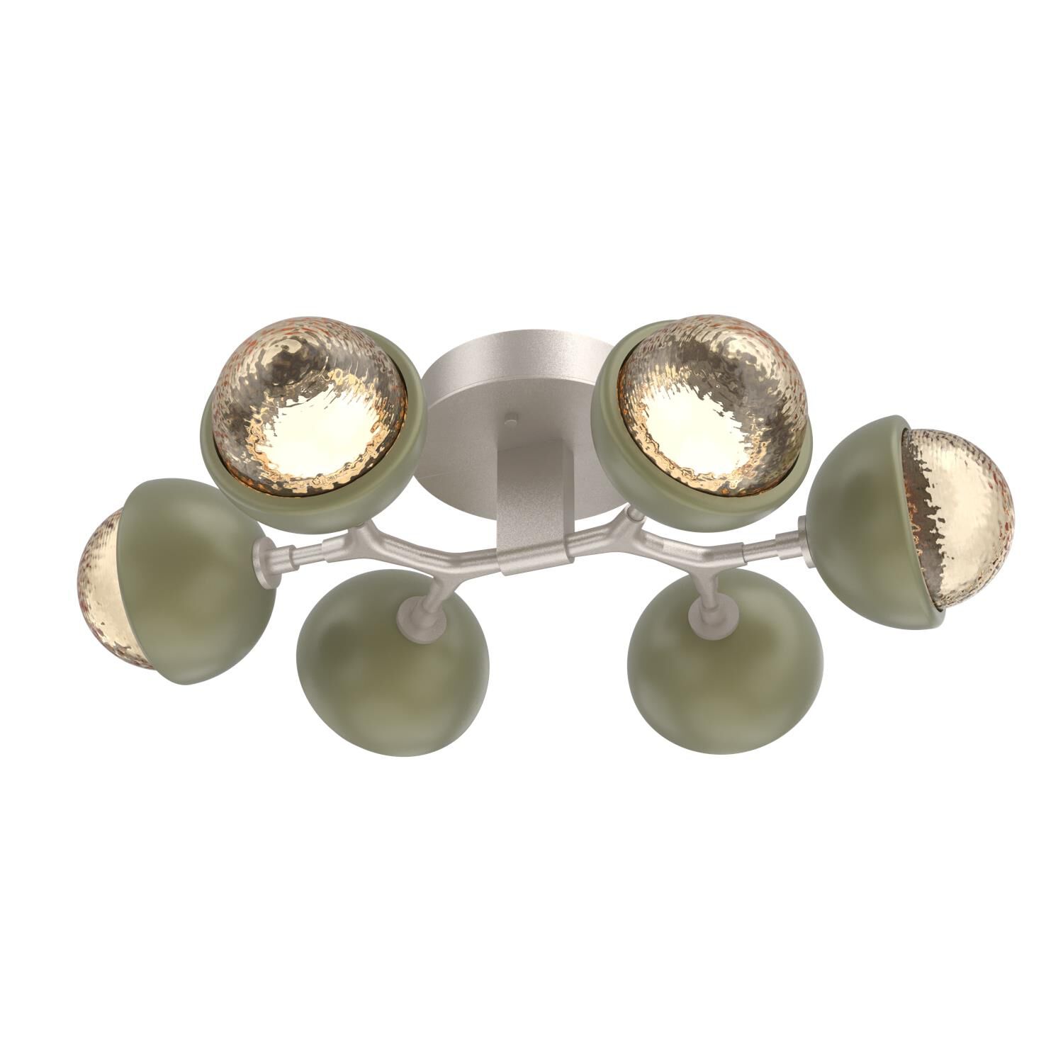 Levi Wilson Cabochon 27 Inch Flush Mount by Hammerton Studio