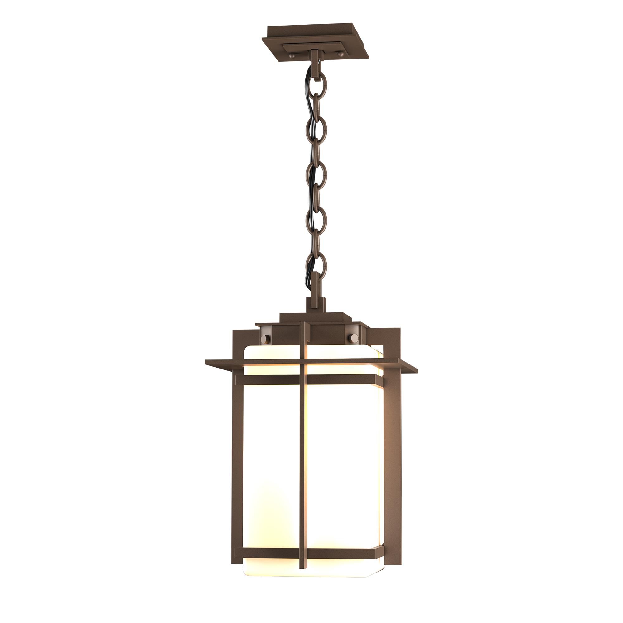 Shown in Coastal Bronze finish and Opal  glass