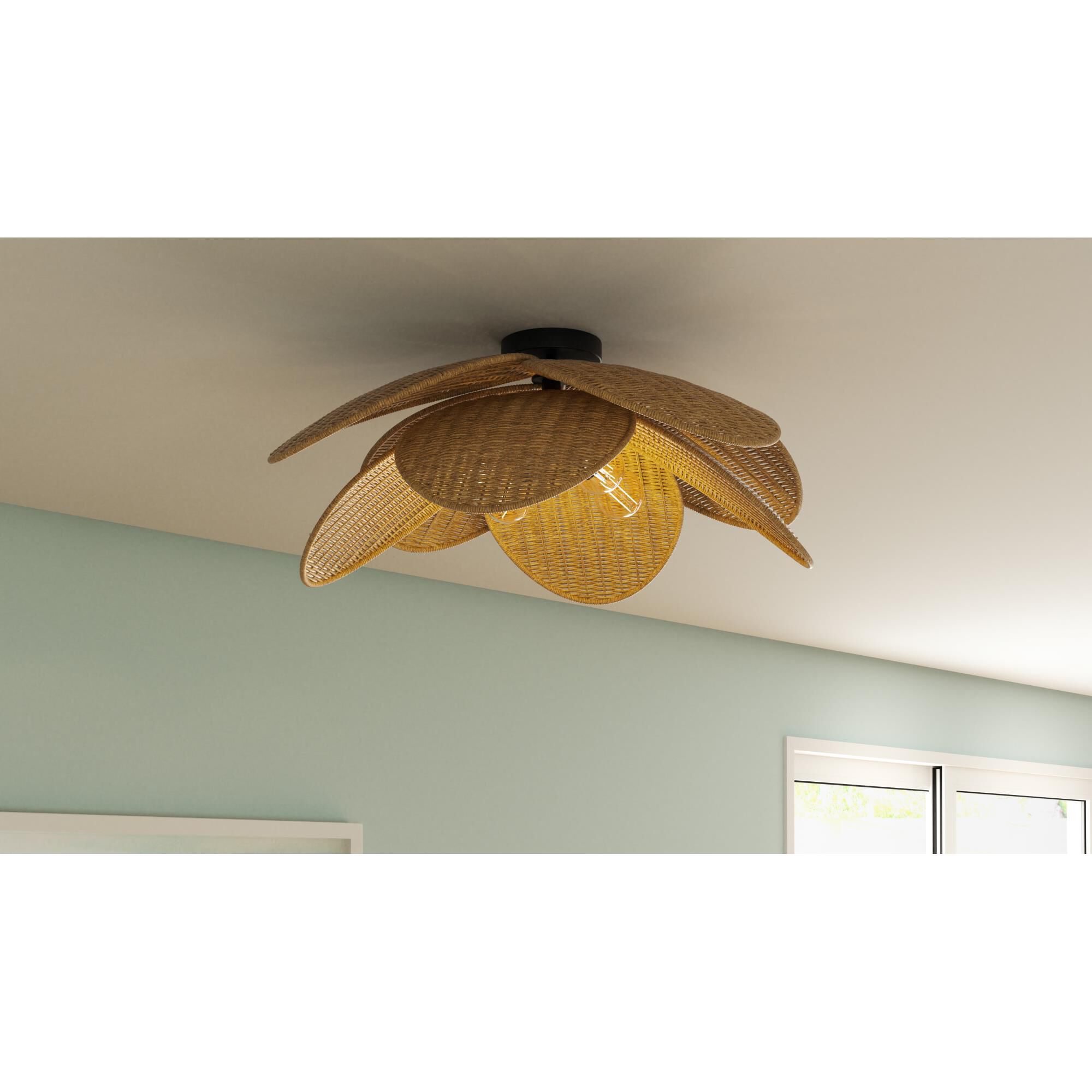 Willa 30 Inch Semi Flush Mount by Quoizel