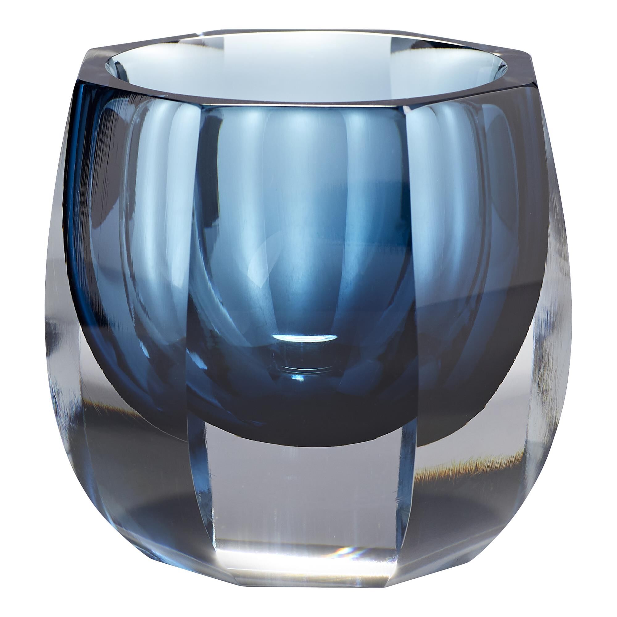 Shown in Blue/Clear finish