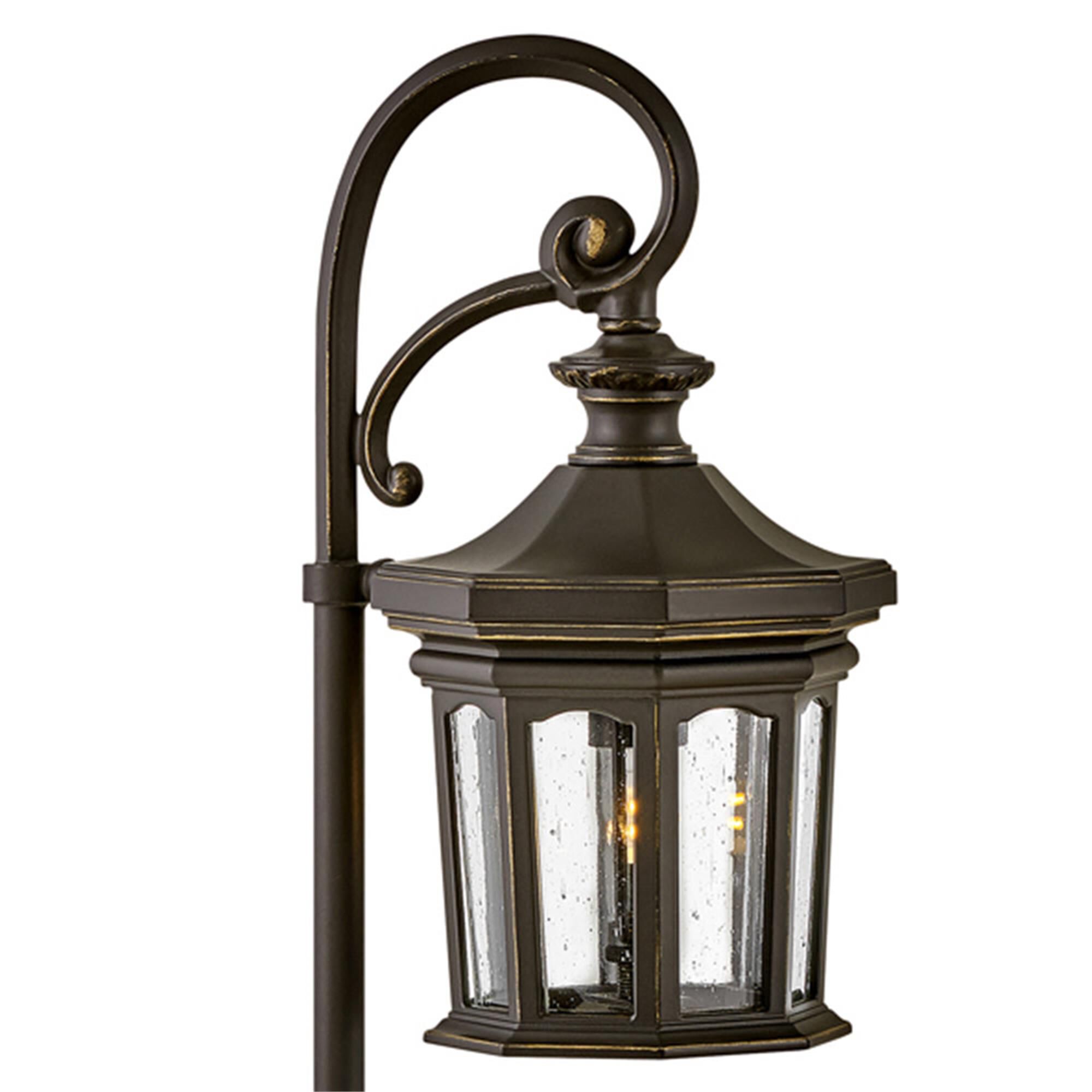 Shown in Oil Rubbed Bronze finish and Clear Water Panels glass
