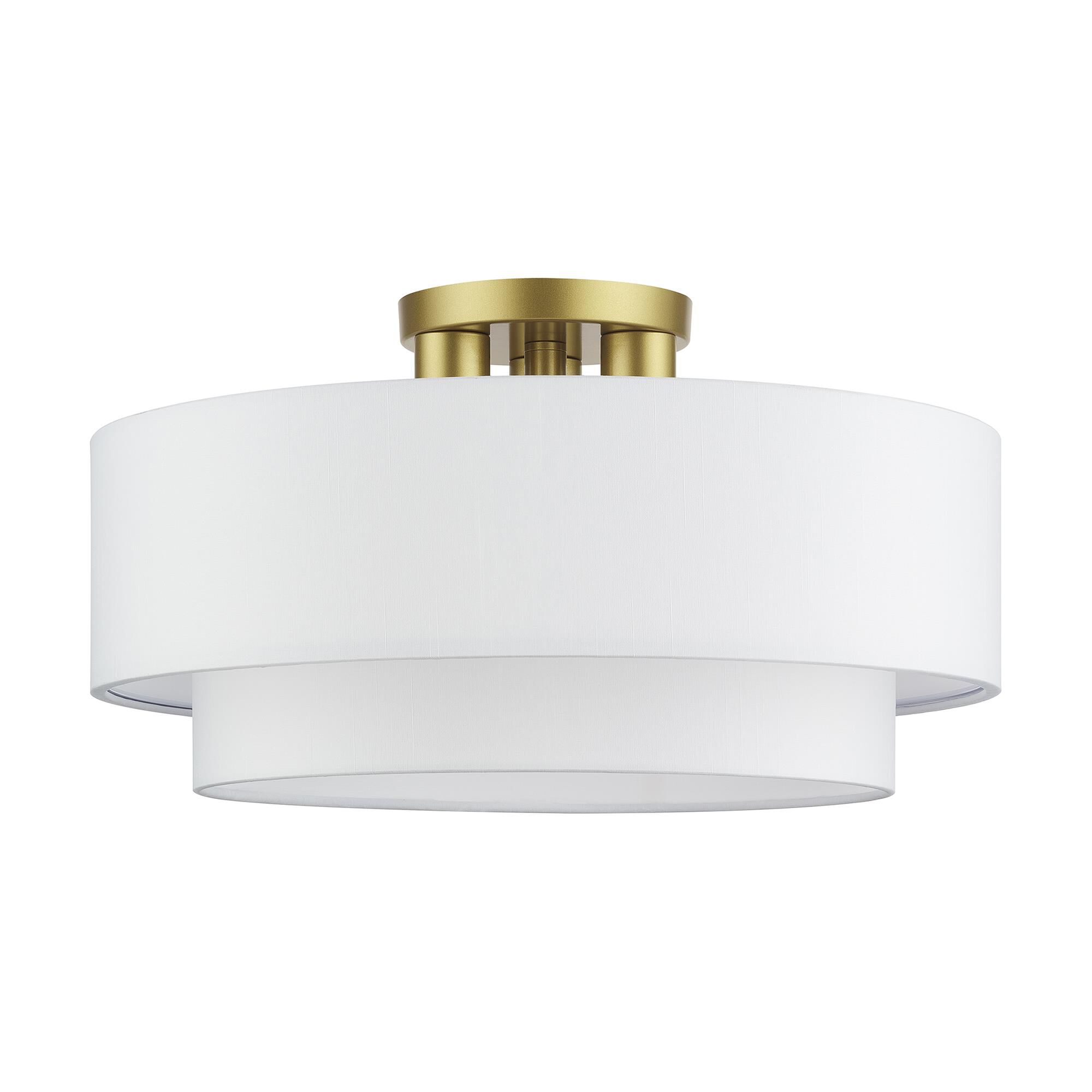 Manorwood 18 Inch Semi Flush Mount by Livex Lighting