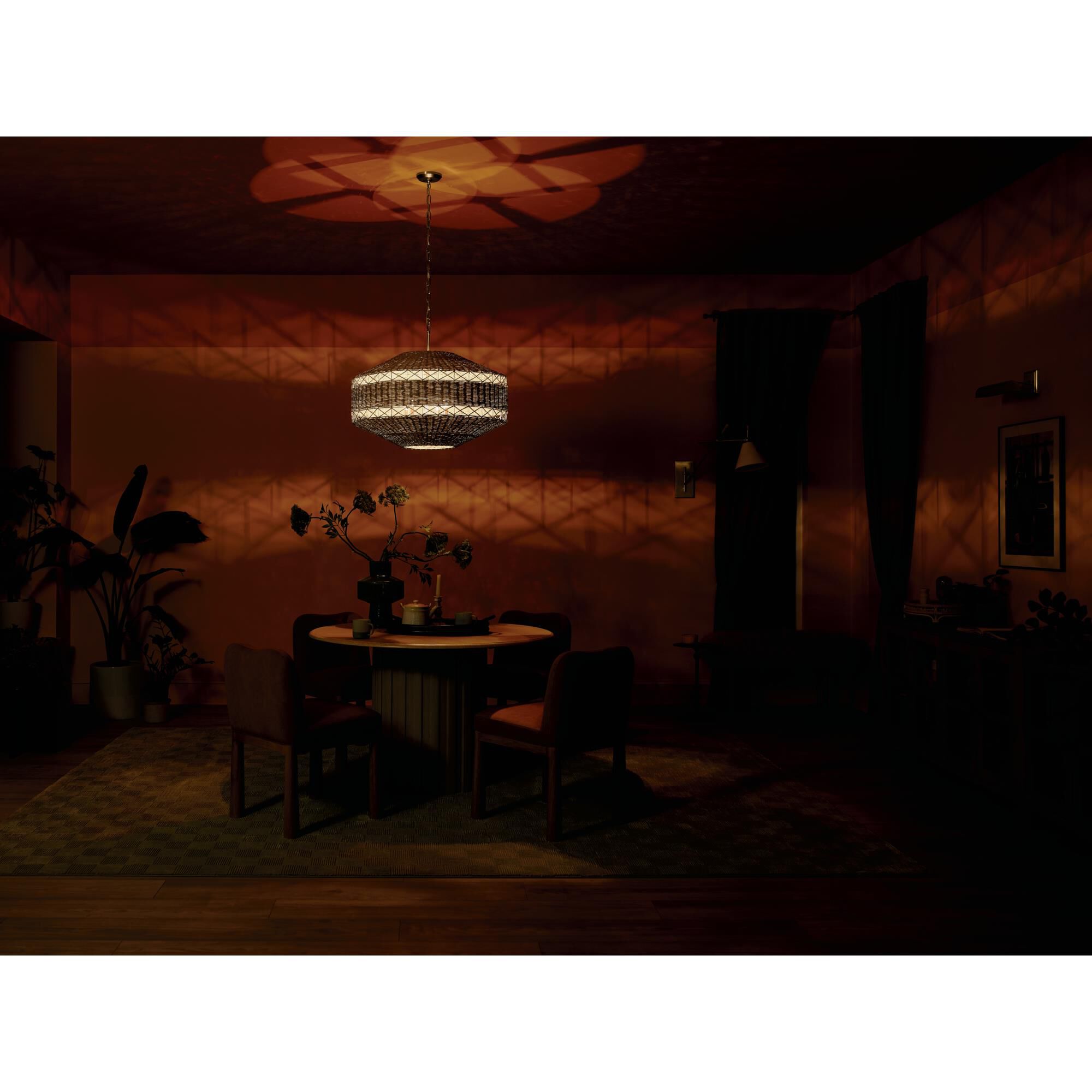 Lulo 30 Inch Cage Pendant by Kichler Lighting