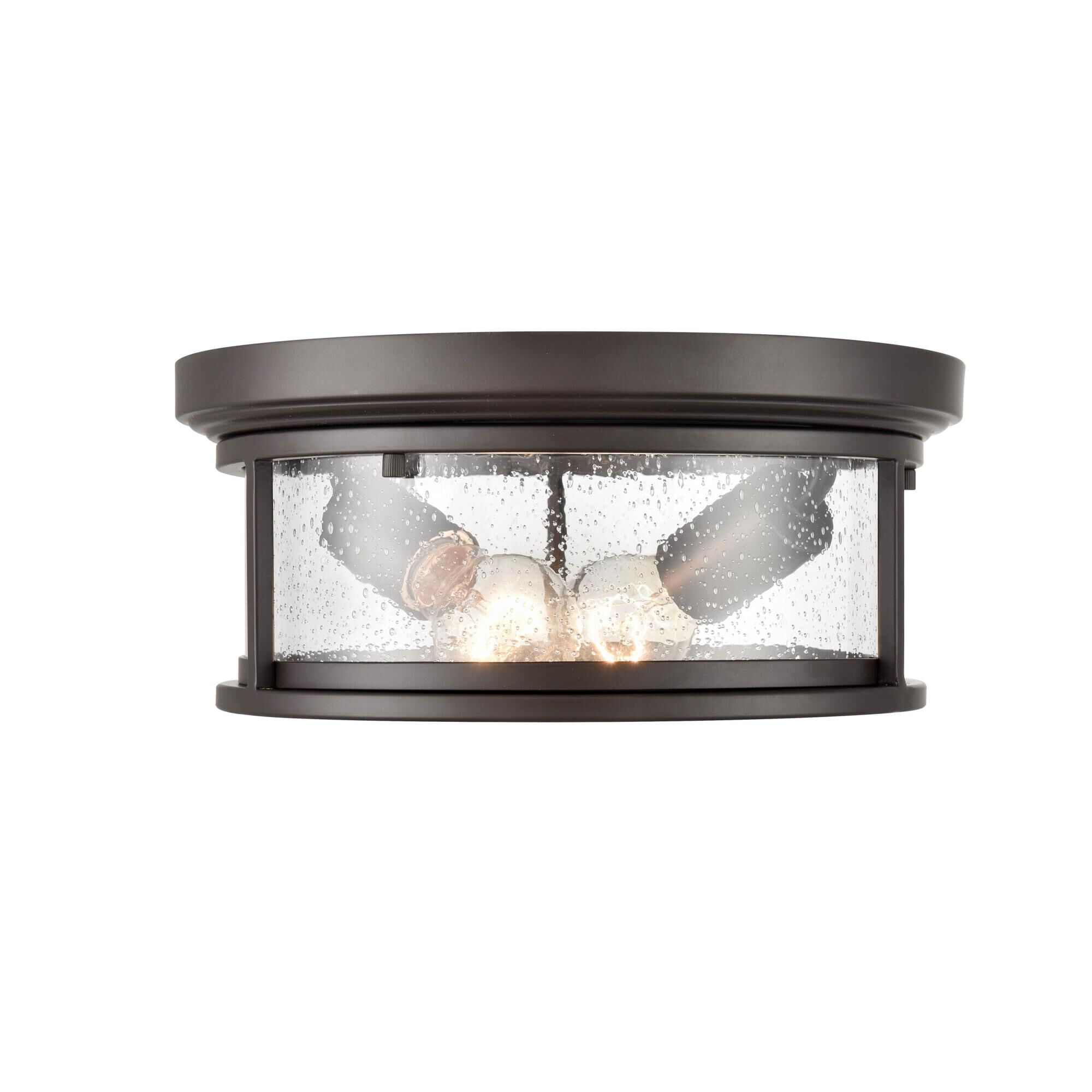 Bresley 12 Inch 2 Light Outdoor Flush Mount by Millennium Lighting