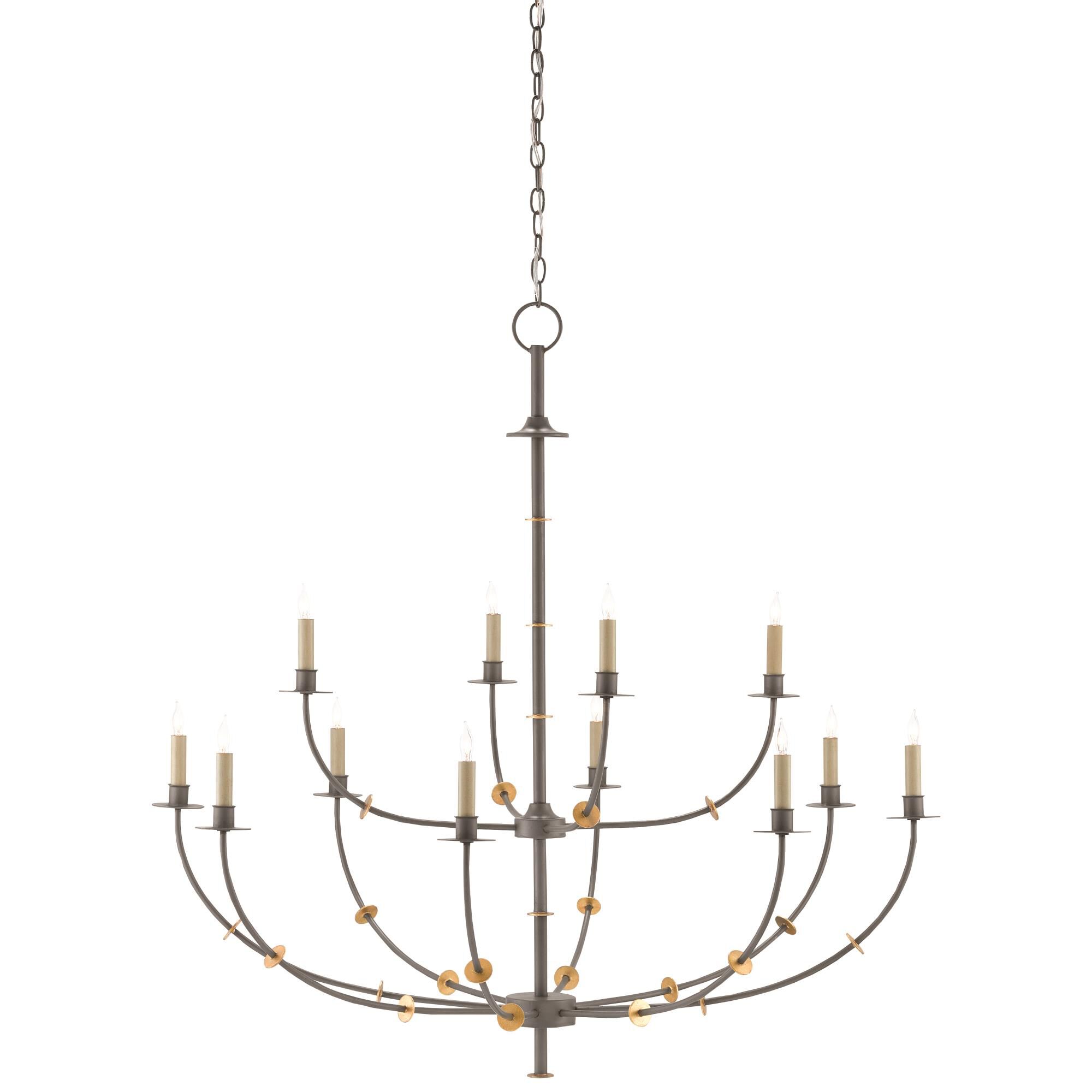 Shown in Hiroshi Gray-Contemporary Gold Leaf finish