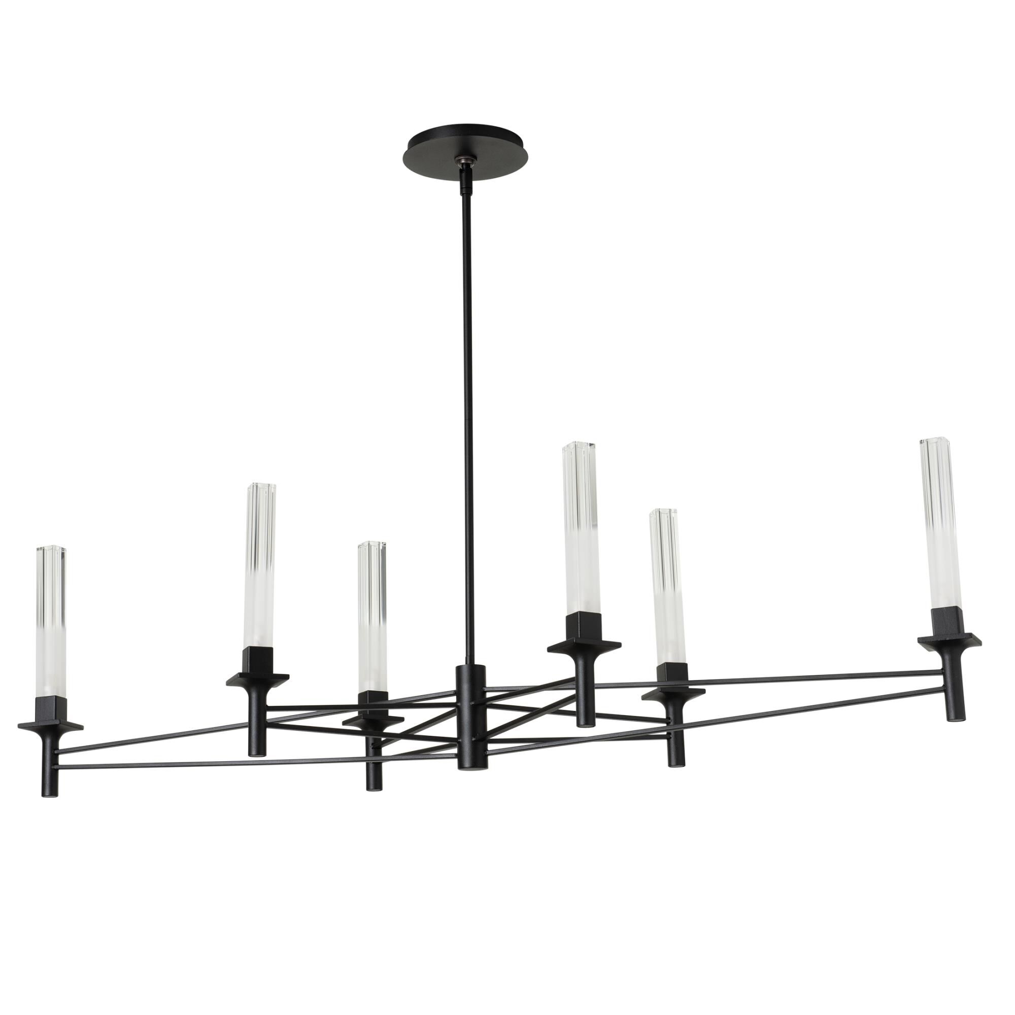 Shown in Black finish and Frosted glass