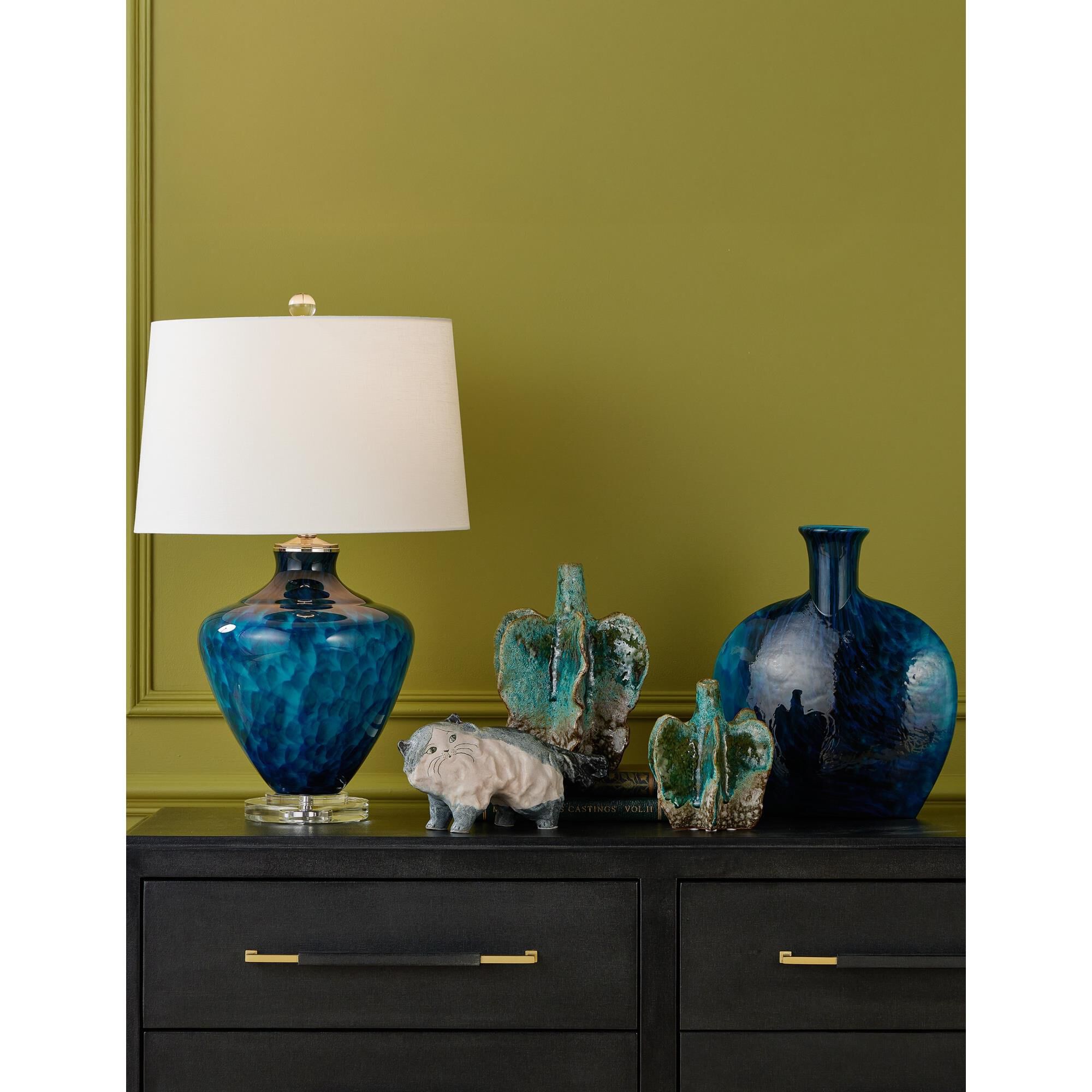 Siamese Sculpture by Currey and Company