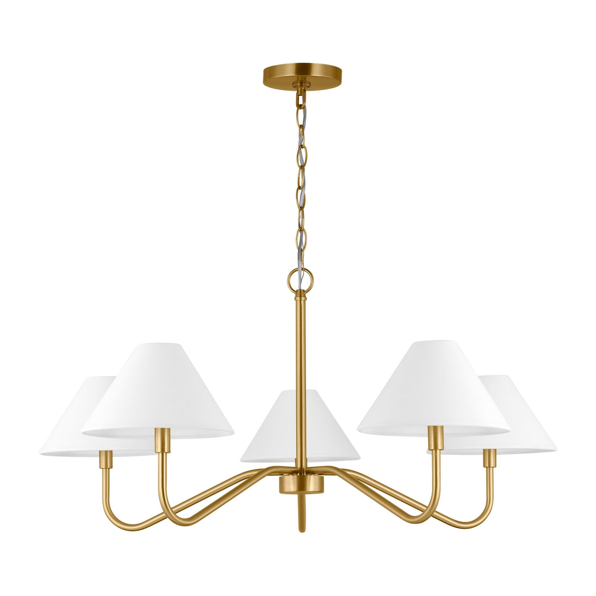 Shown in Satin Brass finish