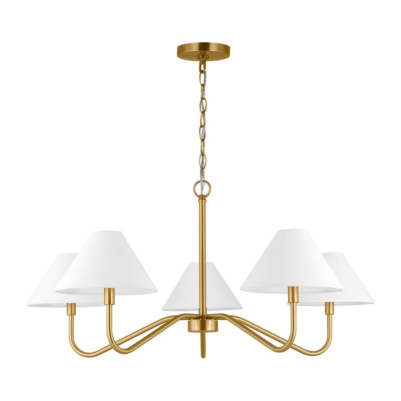 Drew & Jonathan Eldon 34 Inch Chandelier by Visual Comfort Studio