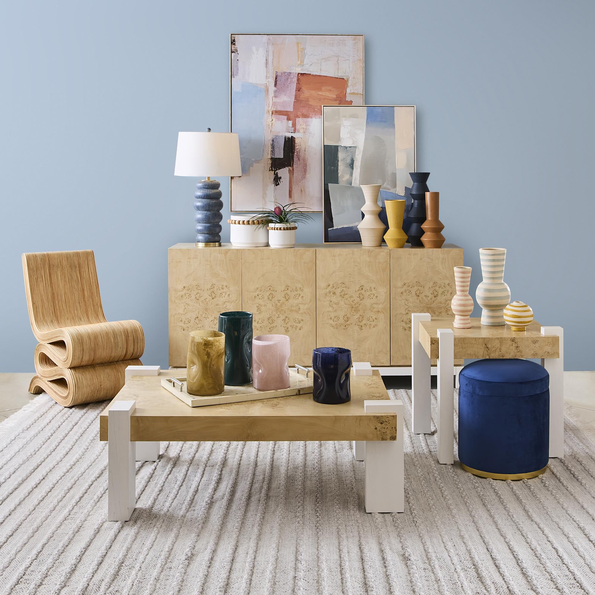 Shown in Navy finish