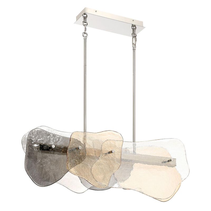Grotto Small Linear Chandelier by Eurofase Lighting