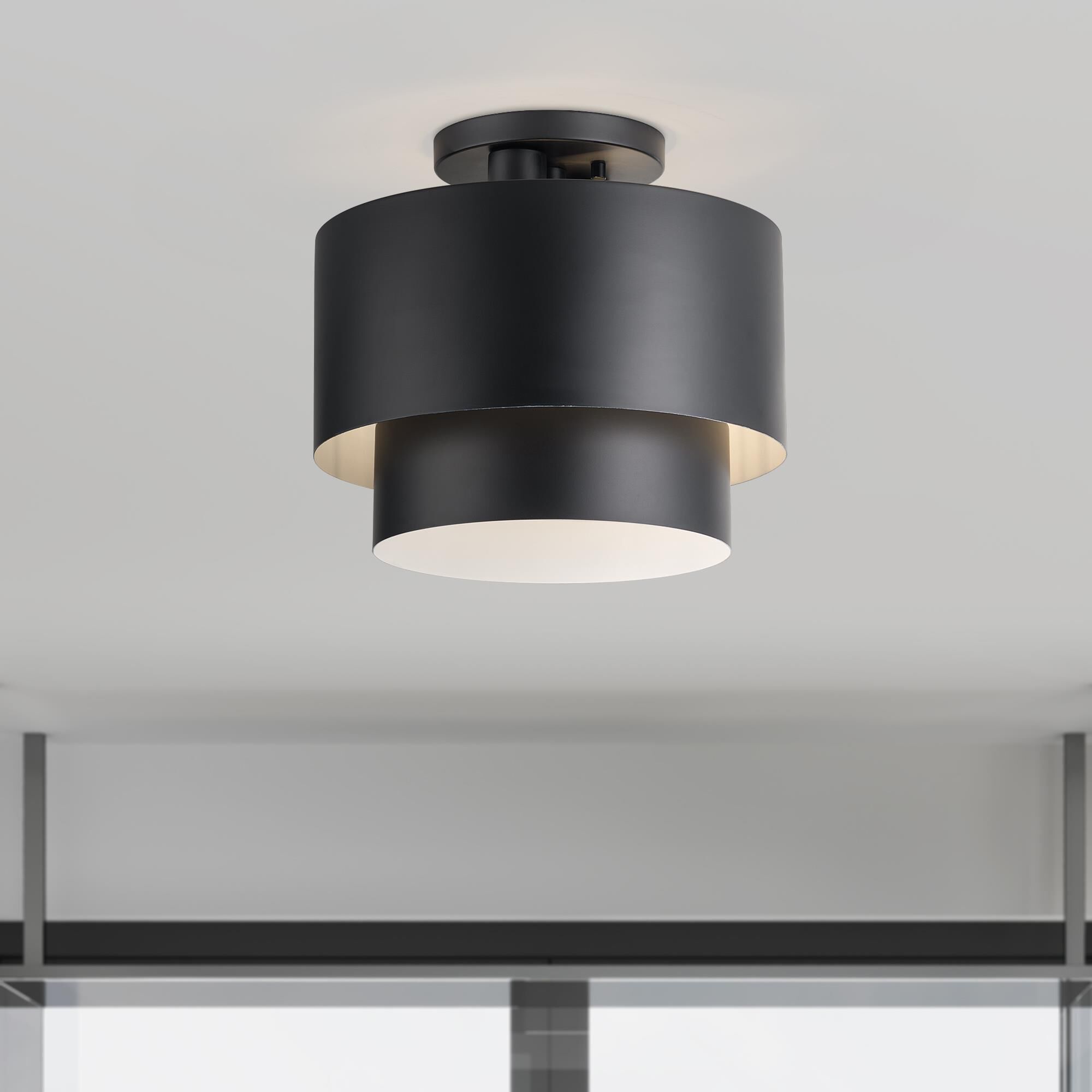 Zolana 12 Inch Semi Flush Mount by Livex Lighting
