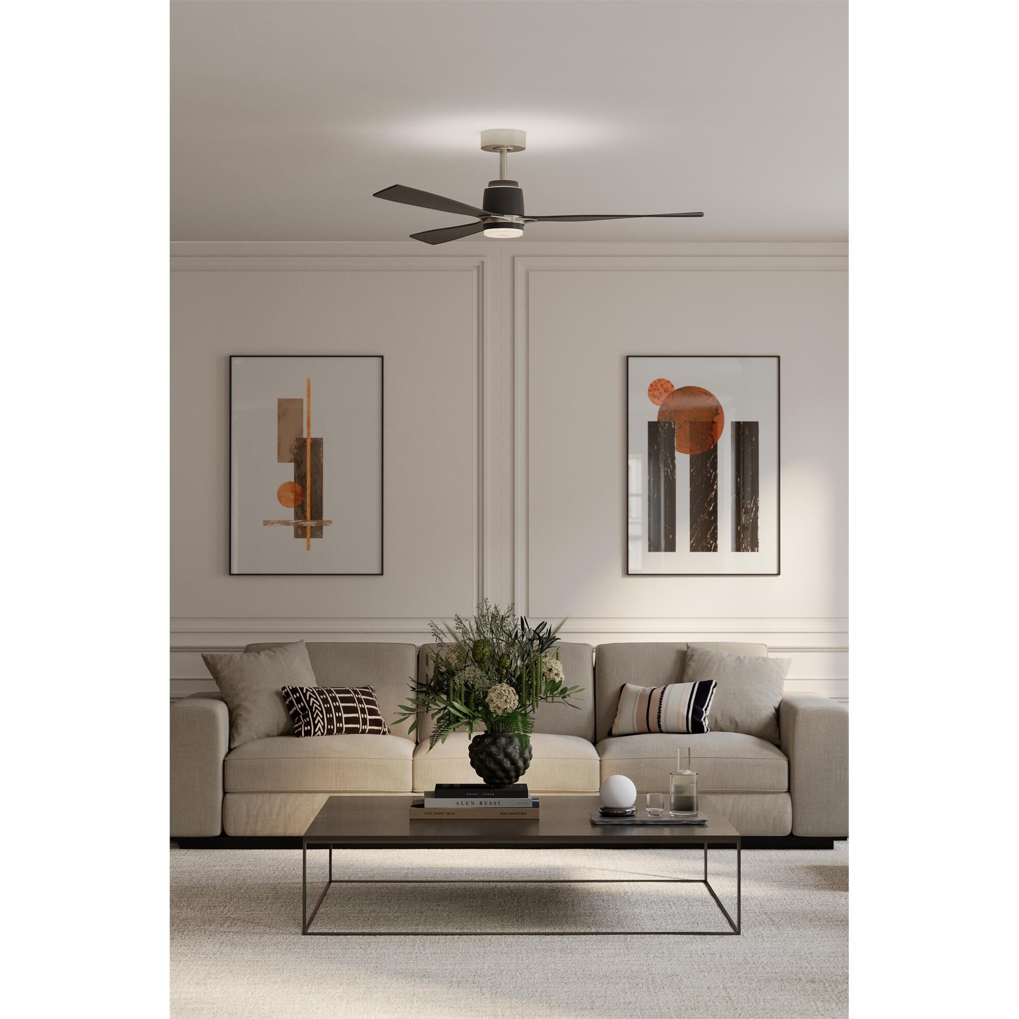 Shown in Brushed Nickel finish and Clear Acrylic Lens glass