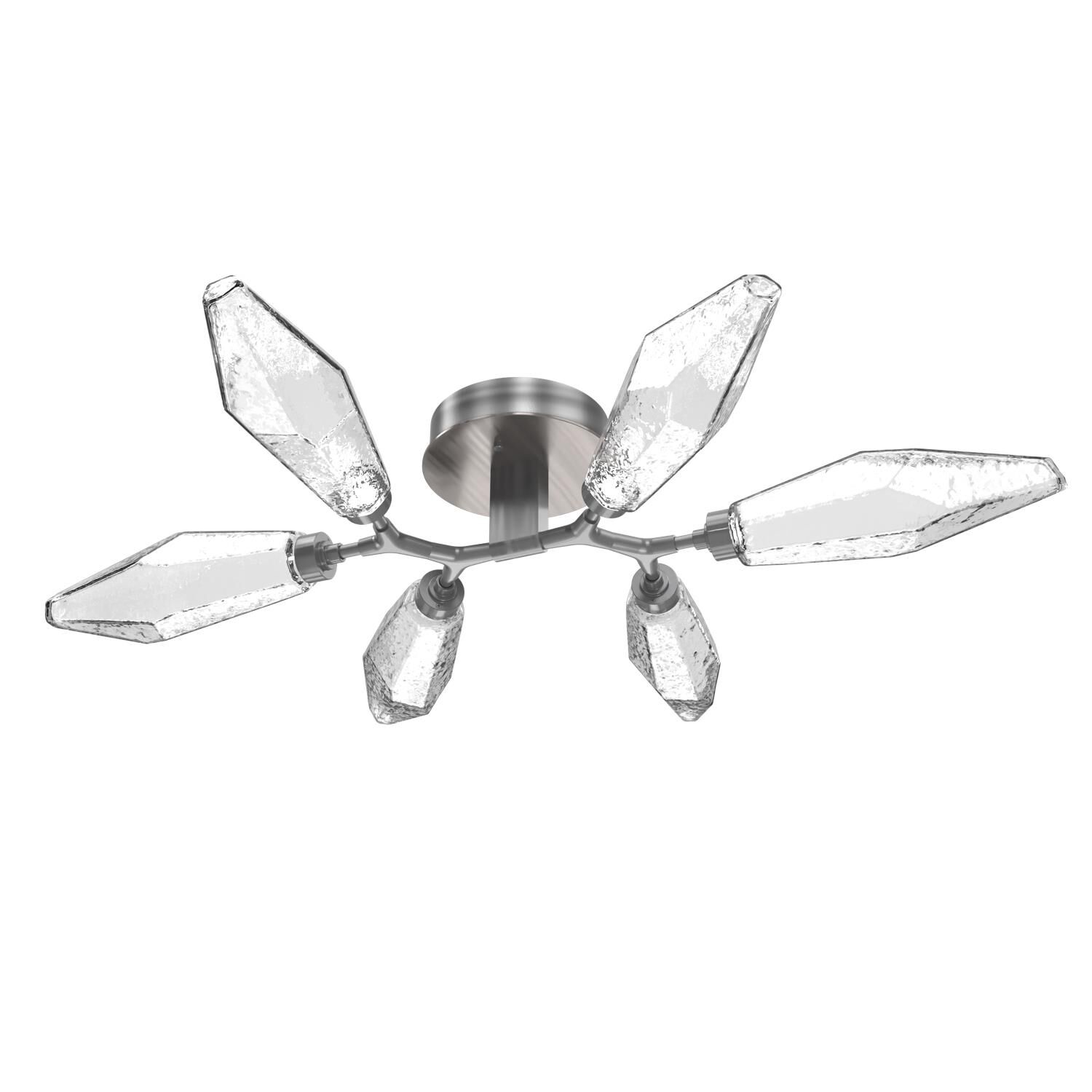 Shown in Gunmetal finish and Clear glass