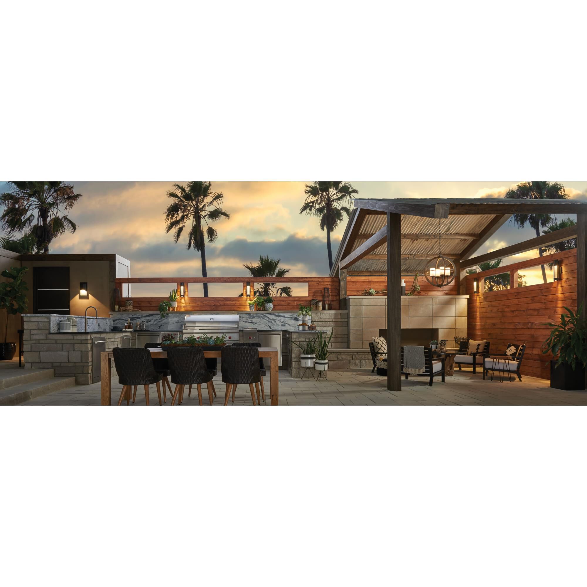 Hinkley Lighting Cascade 14 Inch Tall Outdoor Wall Light