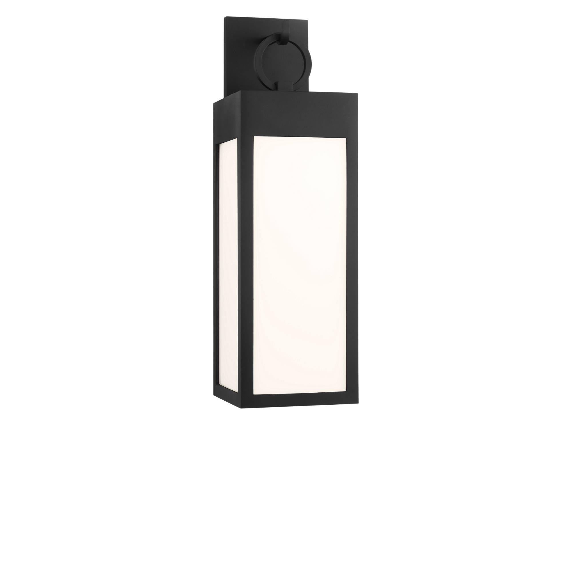 Shown in Textured Black finish and Clear and White Panels glass