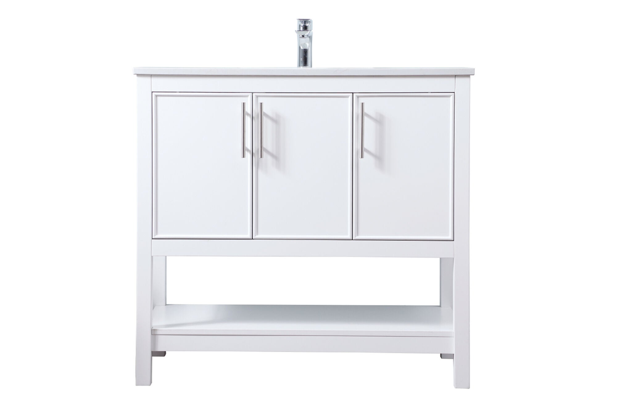 Shown in White finish